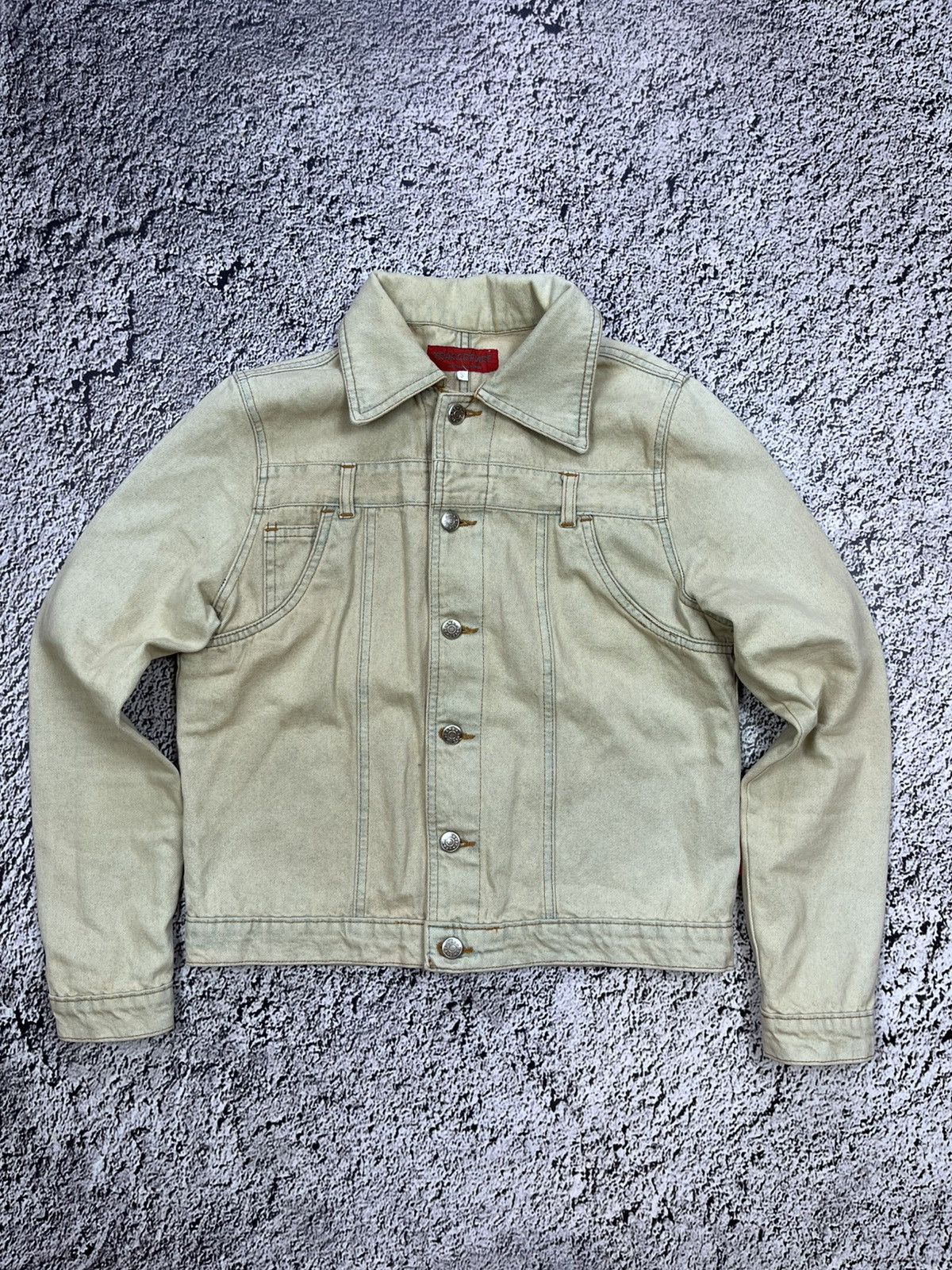 Japanese Brand Vintage Y2K rust japanese denim jeans jacket size S Size S / US 4 / IT 40 - 1 Thumbnail