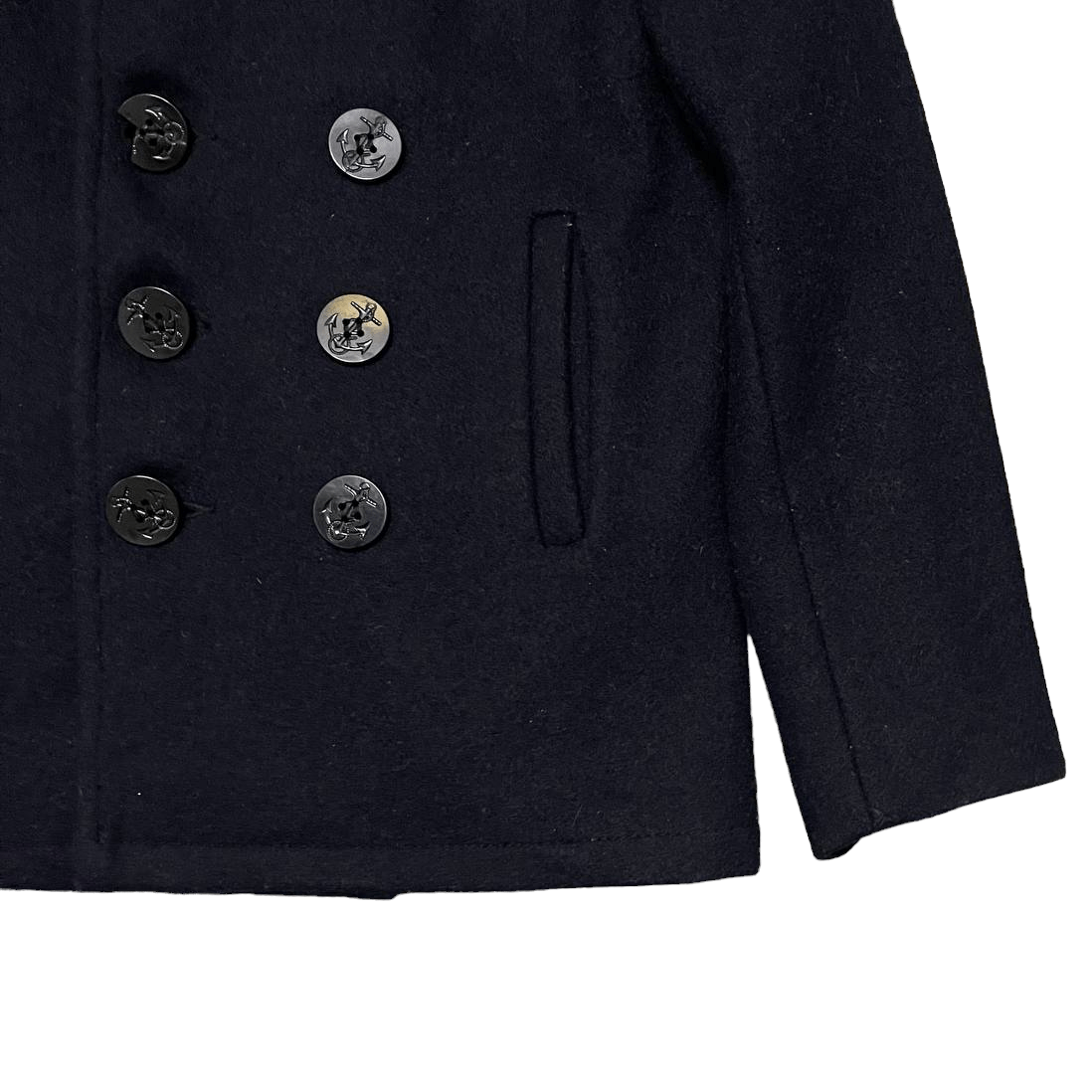 Schott Vintage Schott Bross NYC Wool Coat Double Breasted Size US S / EU 44-46 / 1 - 4 Thumbnail