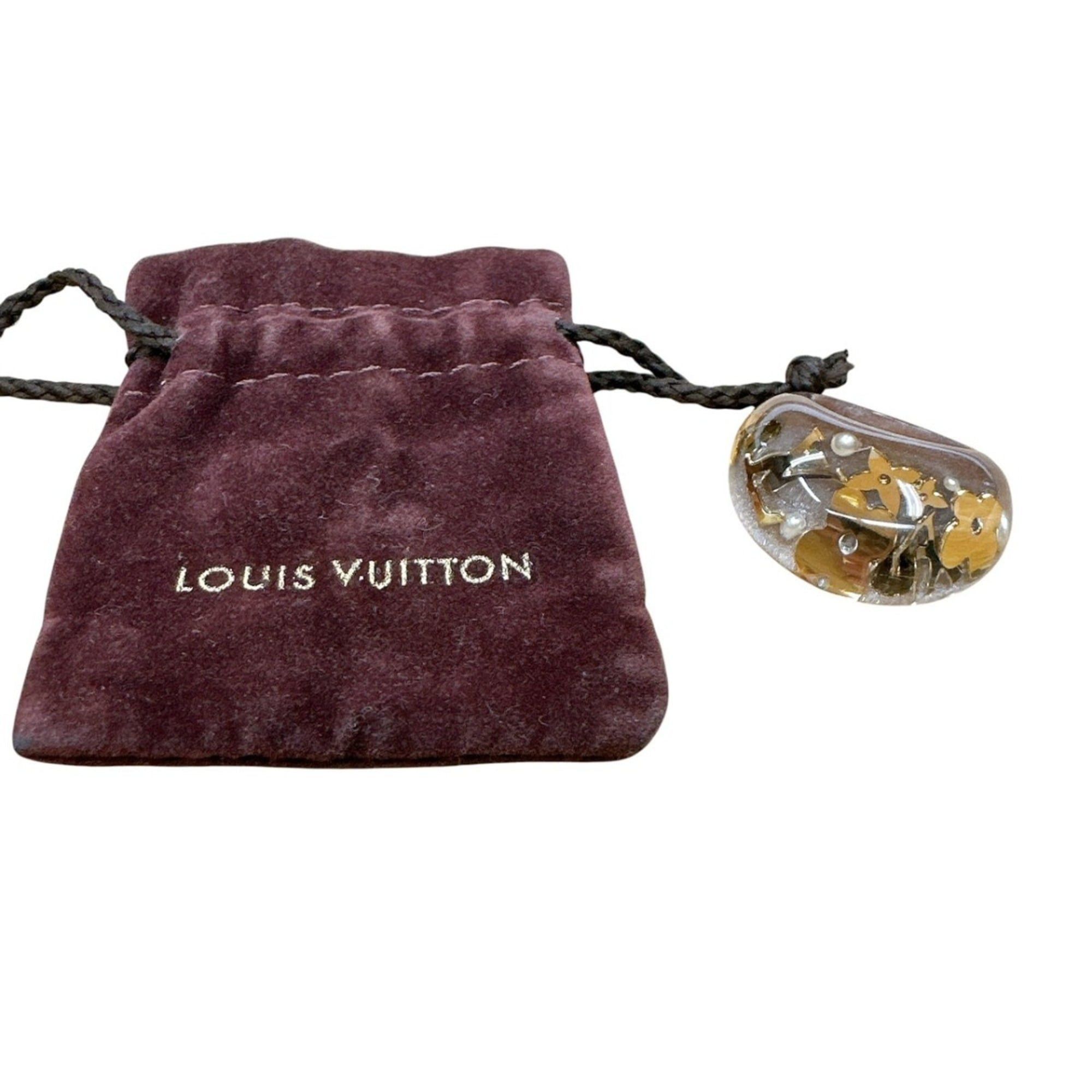 Louis Vuitton Louis Vuitton ring, size M, Bague Inclusion, M65311, brown x gold. Size ONE SIZE - 1 Thumbnail