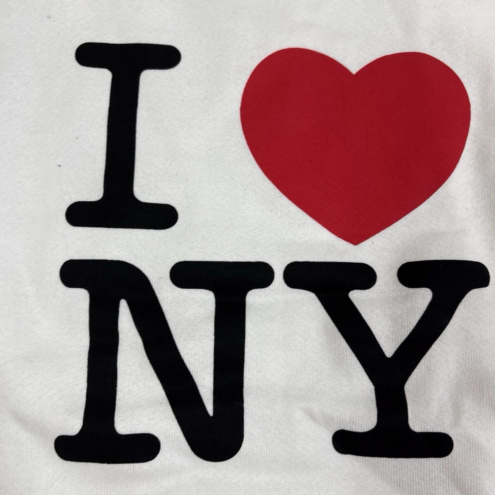 Fruit Of The Loom VINTAGE Fruit Of The Loom Best I Love Heart NY Pullover Crewneck L White 90s Mens Sweatshirt Size US L / EU 52-54 / 3 - 2 Thumbnail
