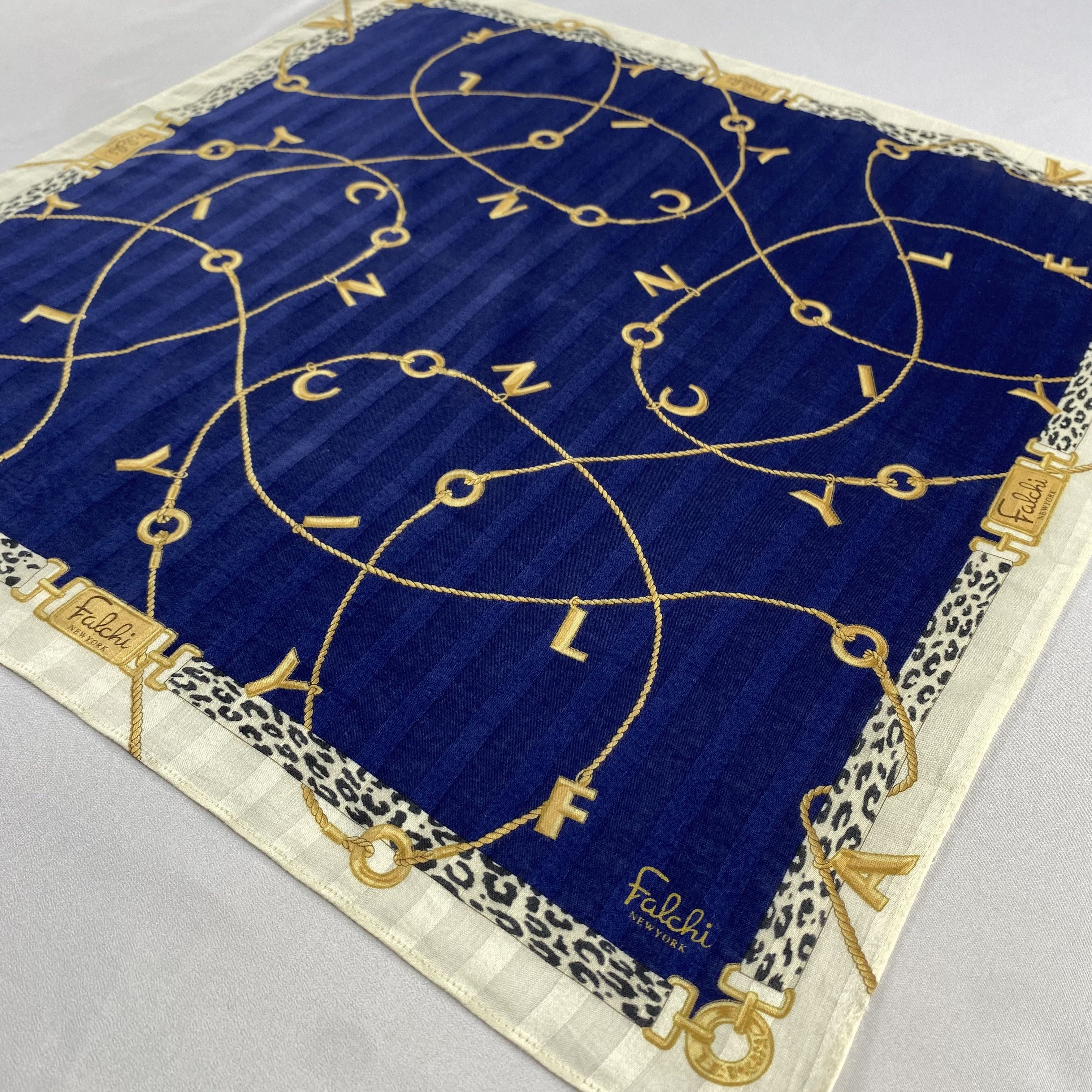 Japanese Brand × Vintage Falchi Handkerchief / Neckerchief / Bandana-P540 Size ONE SIZE - 2 Thumbnail