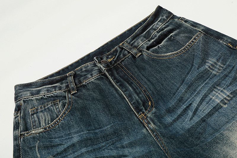 Vintage American retro washed wide-leg jeans for men Size US 32 / EU 48 - 5 Thumbnail