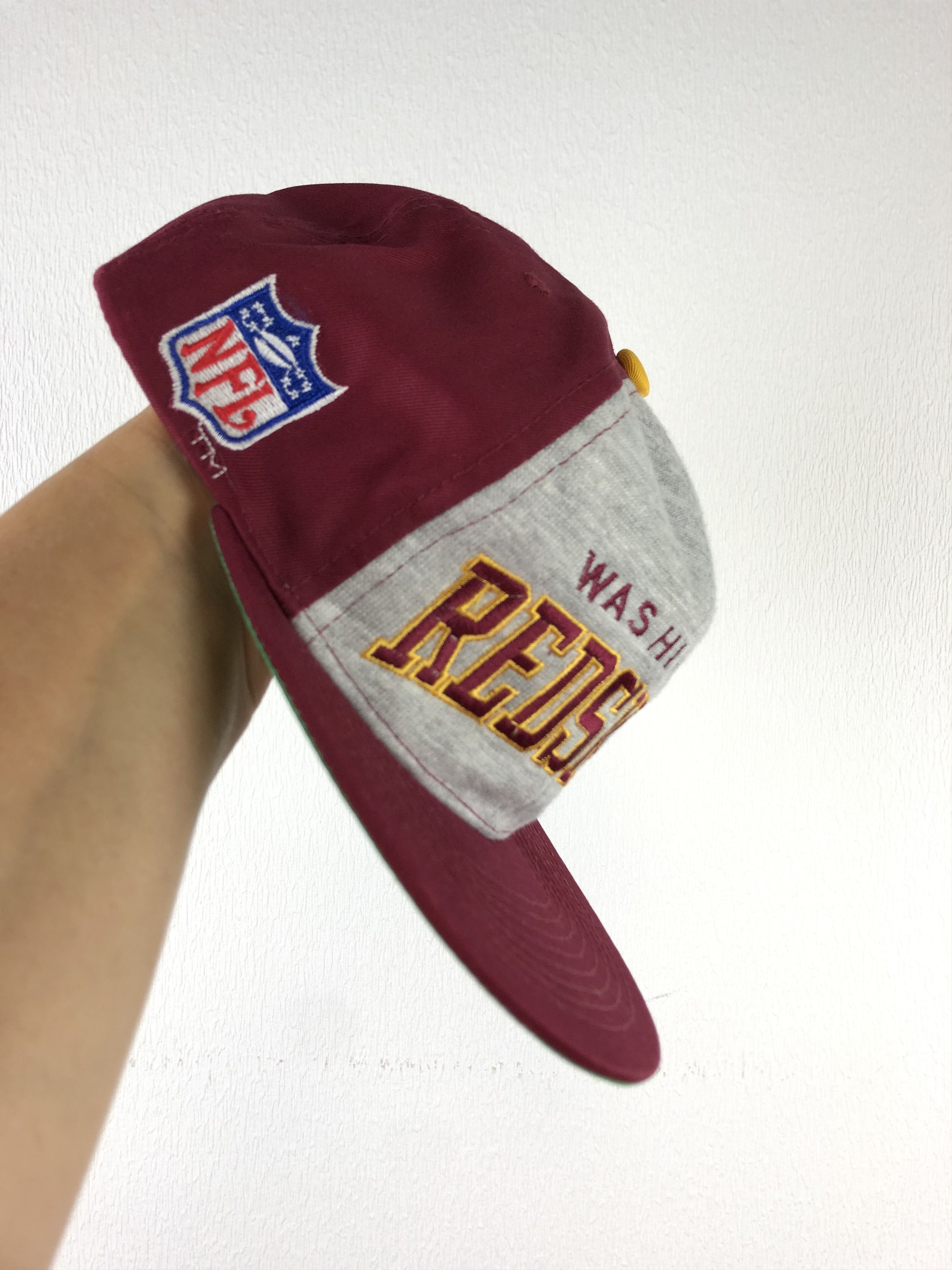 Vintage Vintage 90's Washington Redskins Inter Cap Snapback Hat Cap Size ONE SIZE - 2 Thumbnail