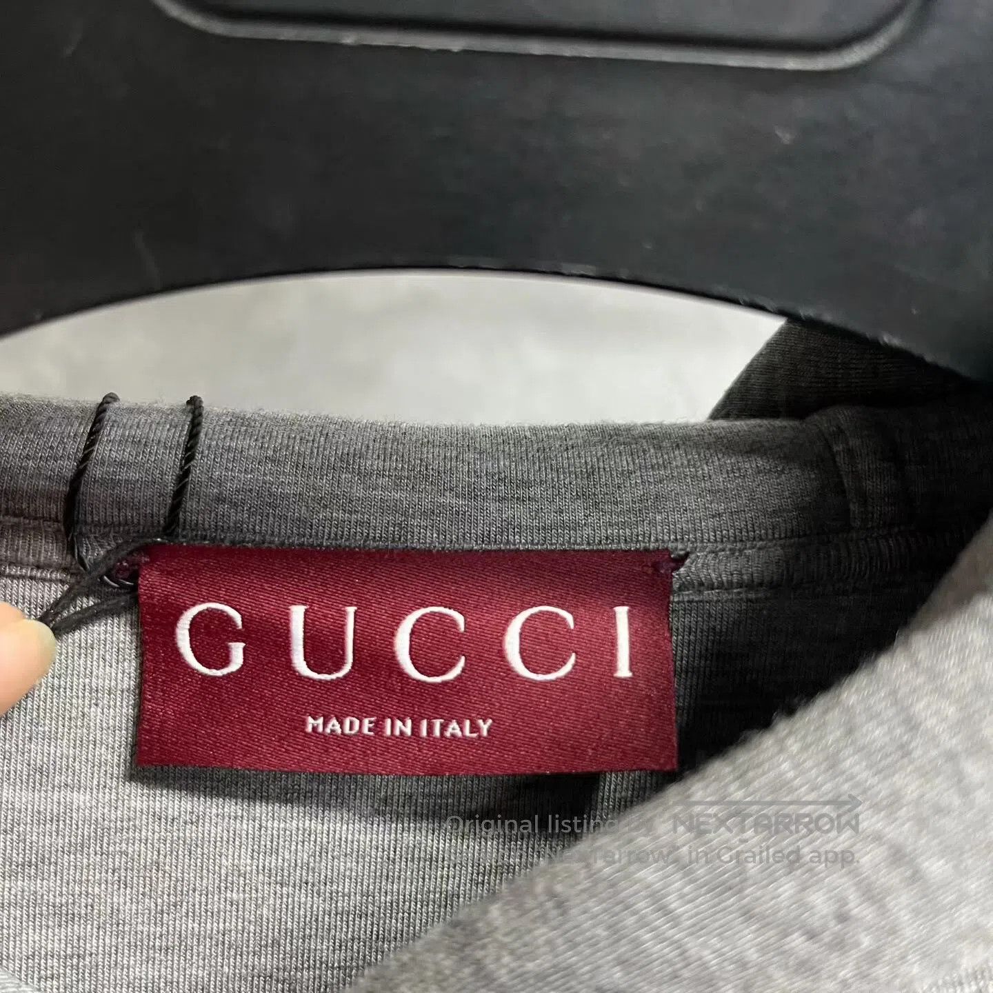 Gucci Guicci Solid-color letter embroidered hoodie with pockets Size US S / EU 44-46 / 1 - 2 Thumbnail