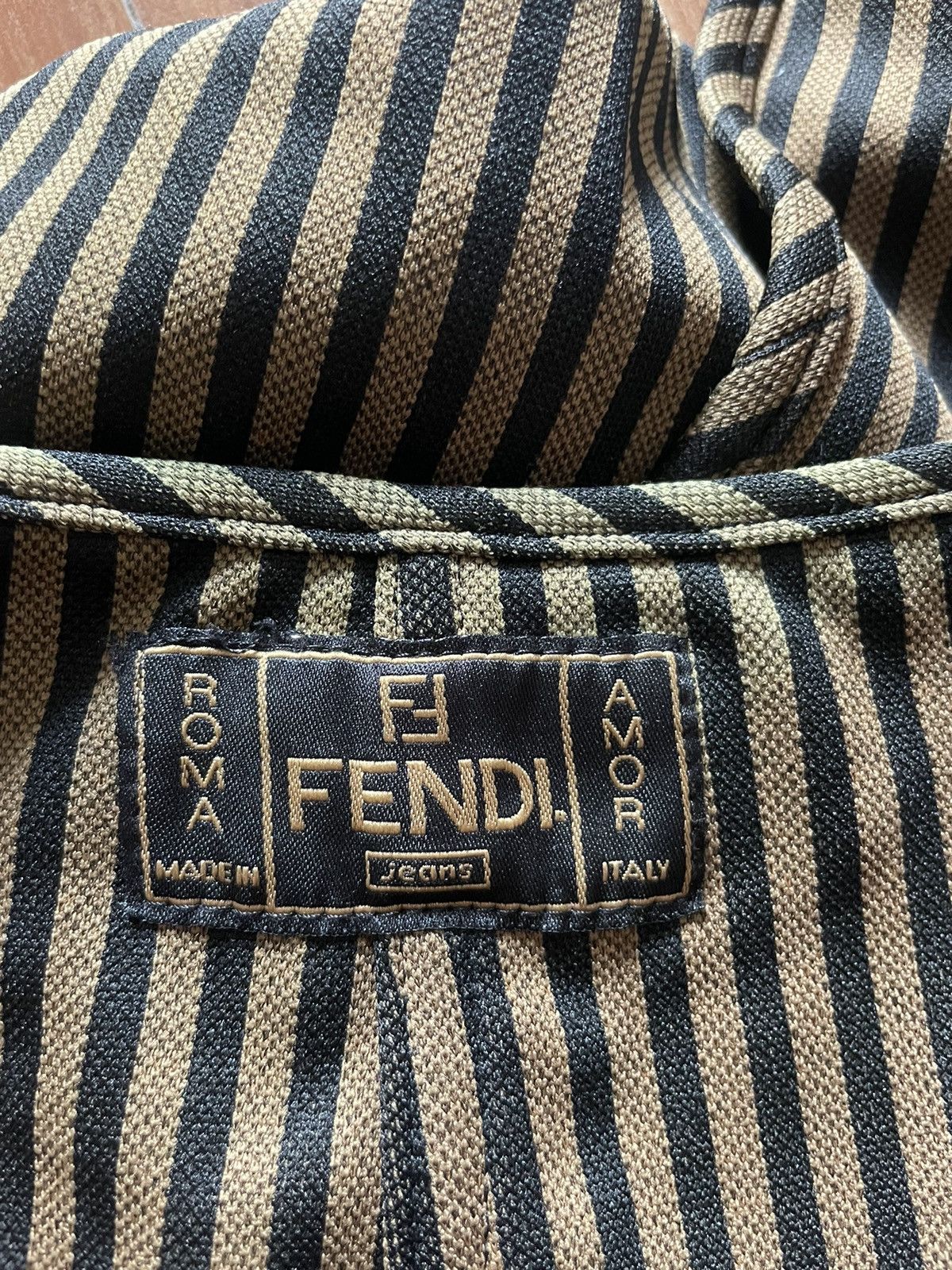 Designer × Fendi × Vintage Fendi wrap mini skirt Size 24" / US 00 / IT 34 - 4 Thumbnail