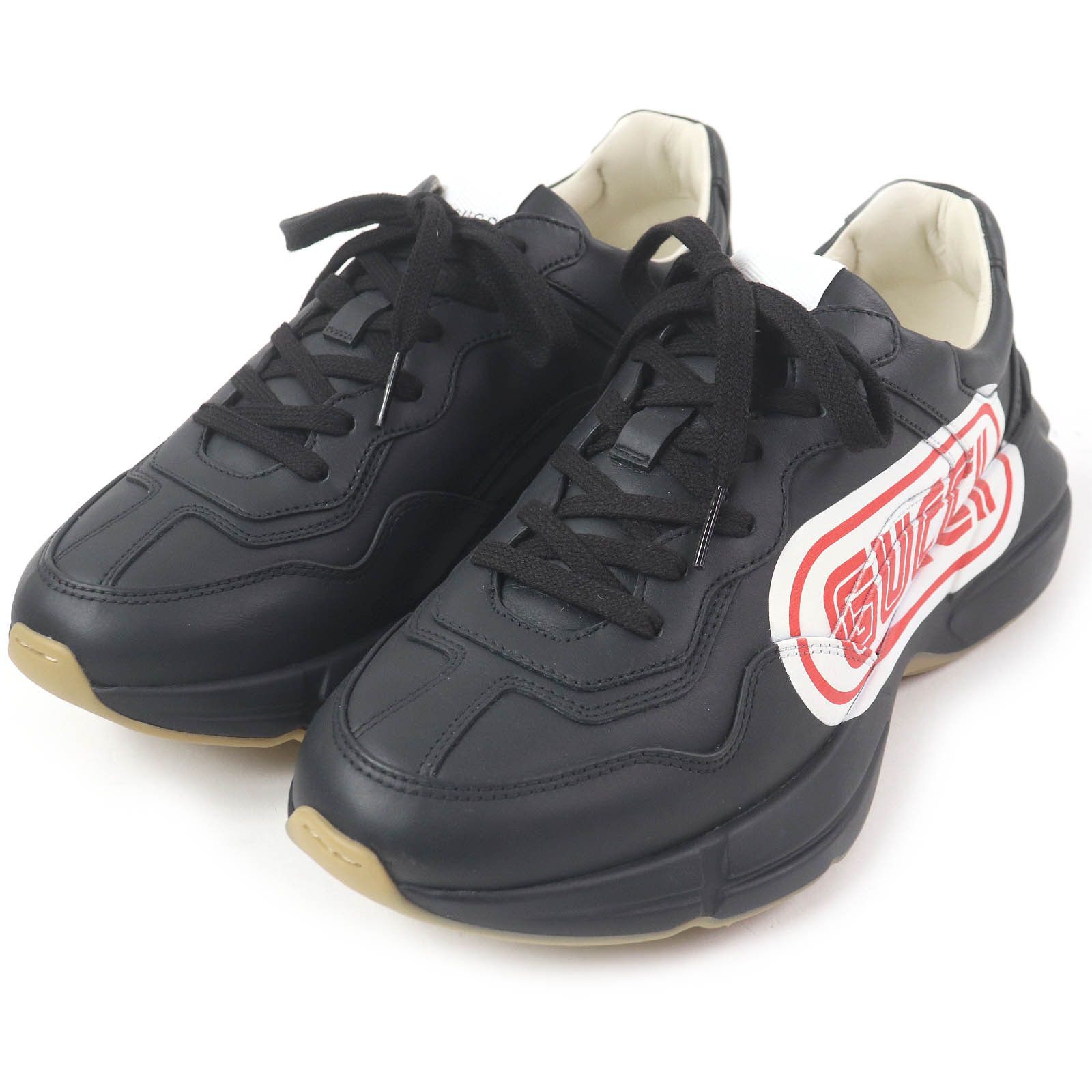 Gucci Gucci Ryton With logo Leather Sneakers Leather Shoes 523609 DUTY FREE for USA