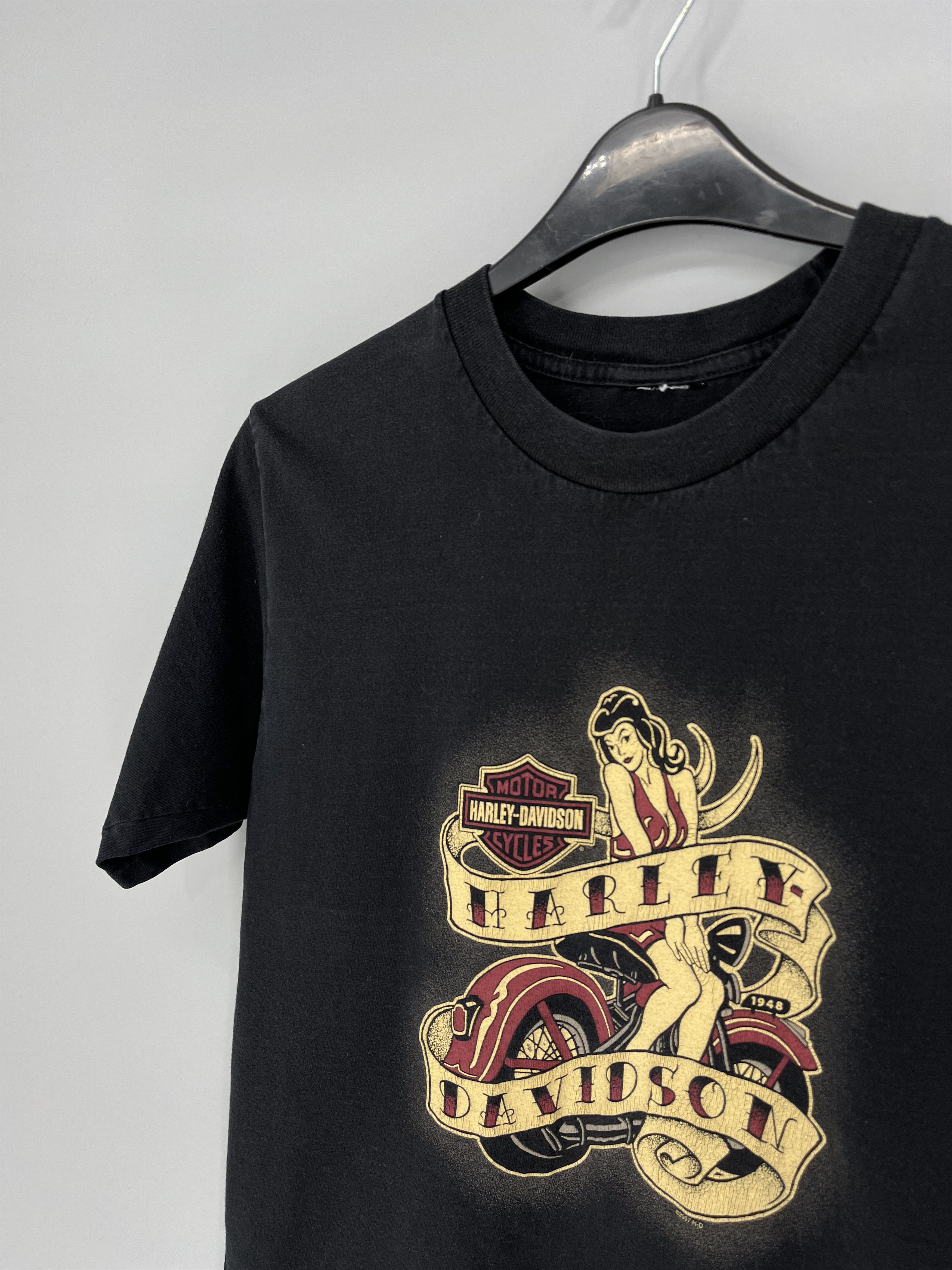 Harley Davidson Vintage 00s Harley Davidson "Hamburg" T-shirt Streetwear Size US M / EU 48-50 / 2 - 6 Thumbnail