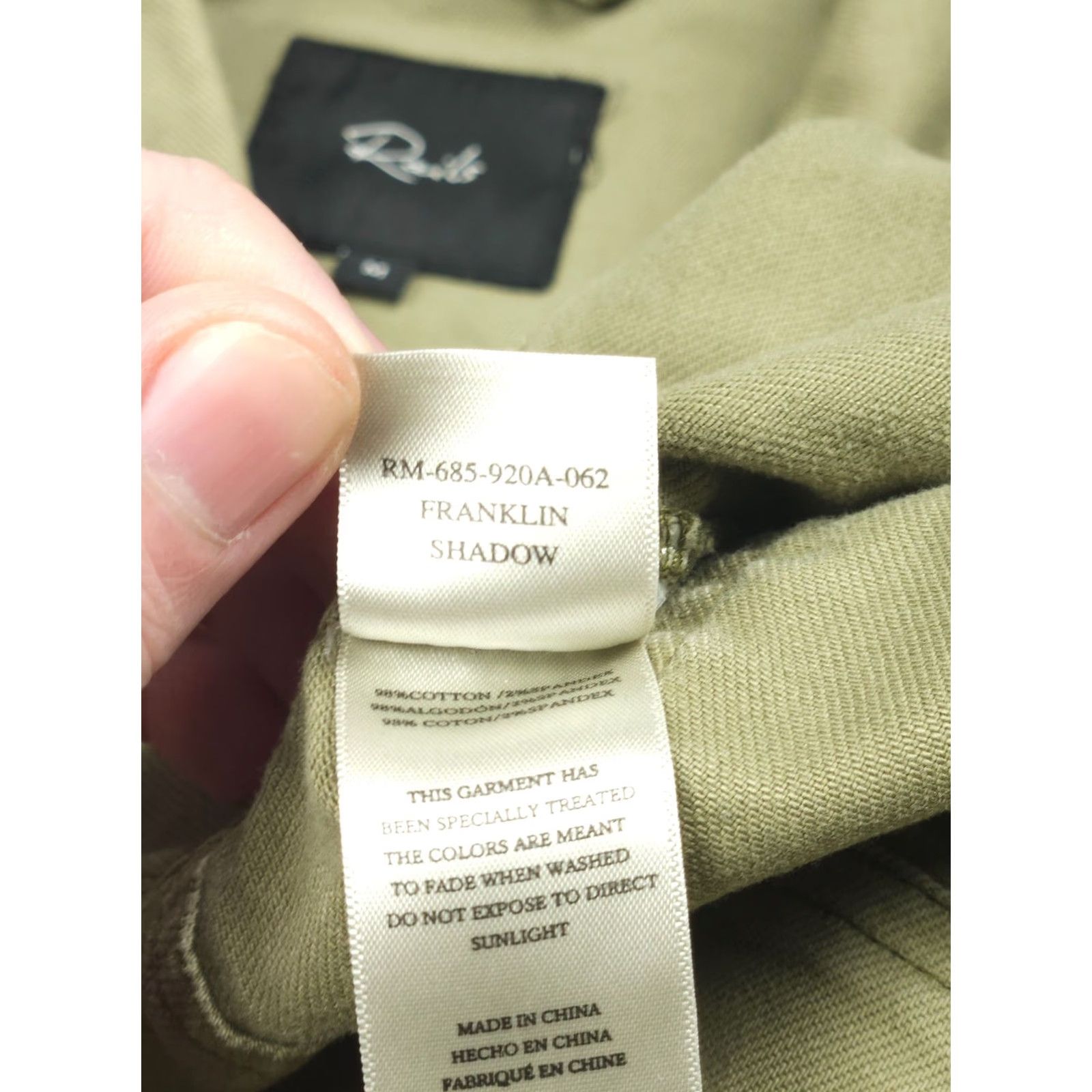 Rails Rails Franklin Jacket Men’s Medium Green Chore Pocket Button Up Cotton Stretch Jacket Size US M / EU 48-50 / 2 - 6 Thumbnail