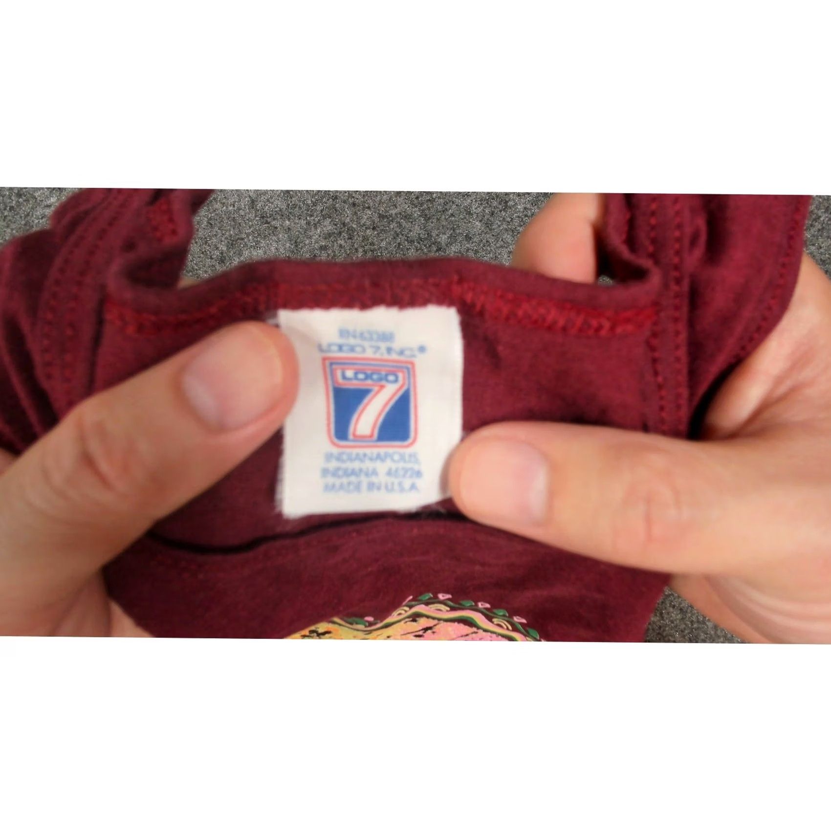 Logo 7 Vintage 1982 Logo 7 Stuff It Volleyball Tank Womens XS Burgundy Thunder Island Size XS / US 0-2 / IT 36-38 - 5 Thumbnail