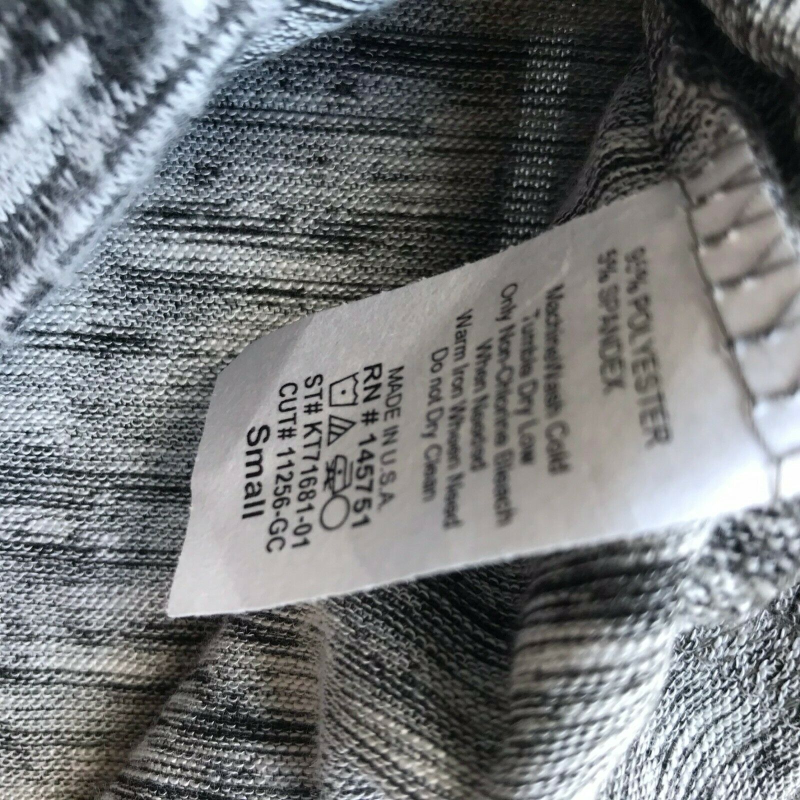 Other Altar'd State Intimates Heather Gray Black Slouchy Cowl Neck Size S / US 4 / IT 40 - 6 Thumbnail