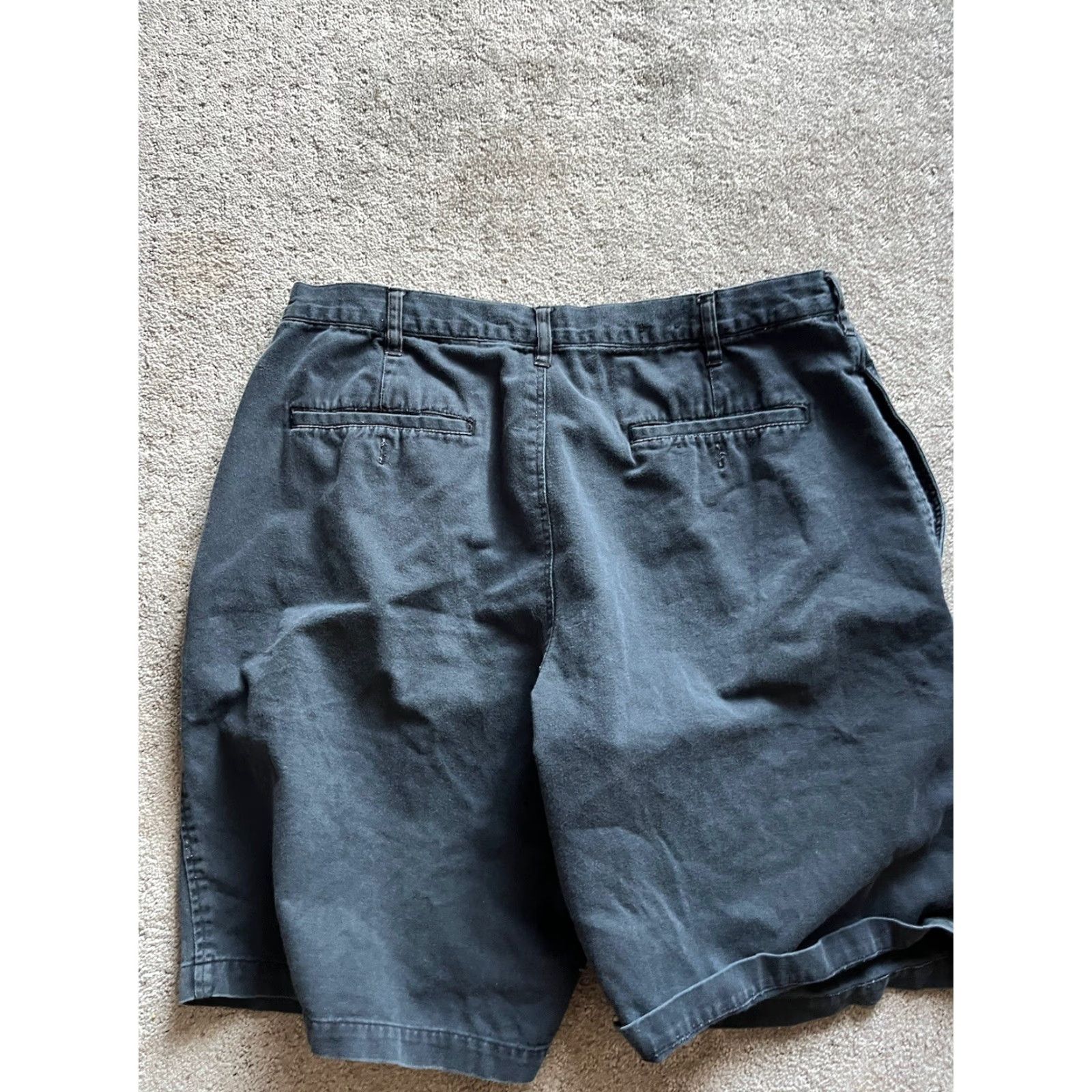 Bugle Boy Bugle Boy Shorts Mens 38 Navy Chino Flat Front Comfort Waist Inseam 7 Size US 38 / EU 54 - 2 Thumbnail