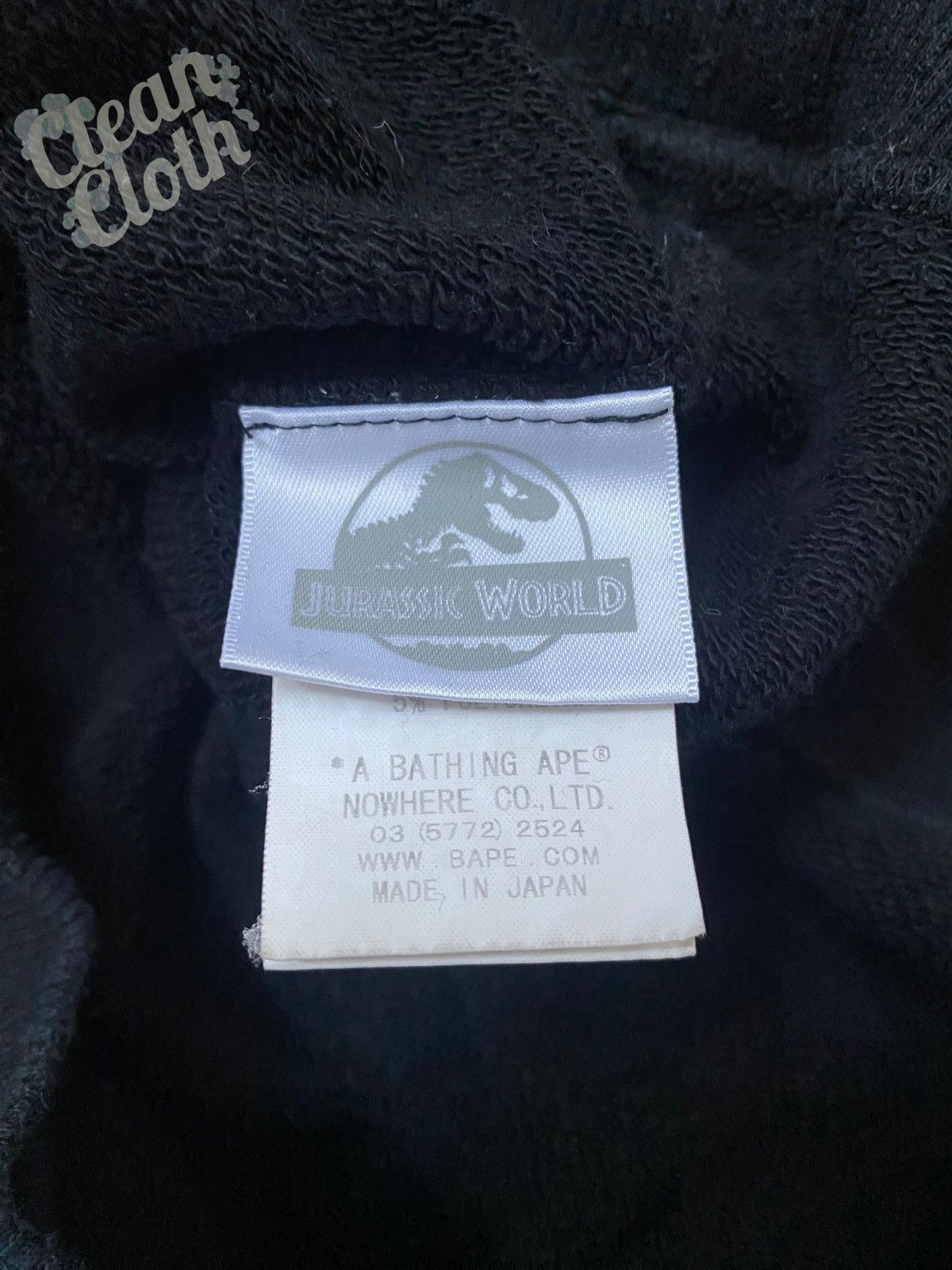 Bape Bape x Jurassic World Pullover Hoodie Size US L / EU 52-54 / 3 - 8 Thumbnail