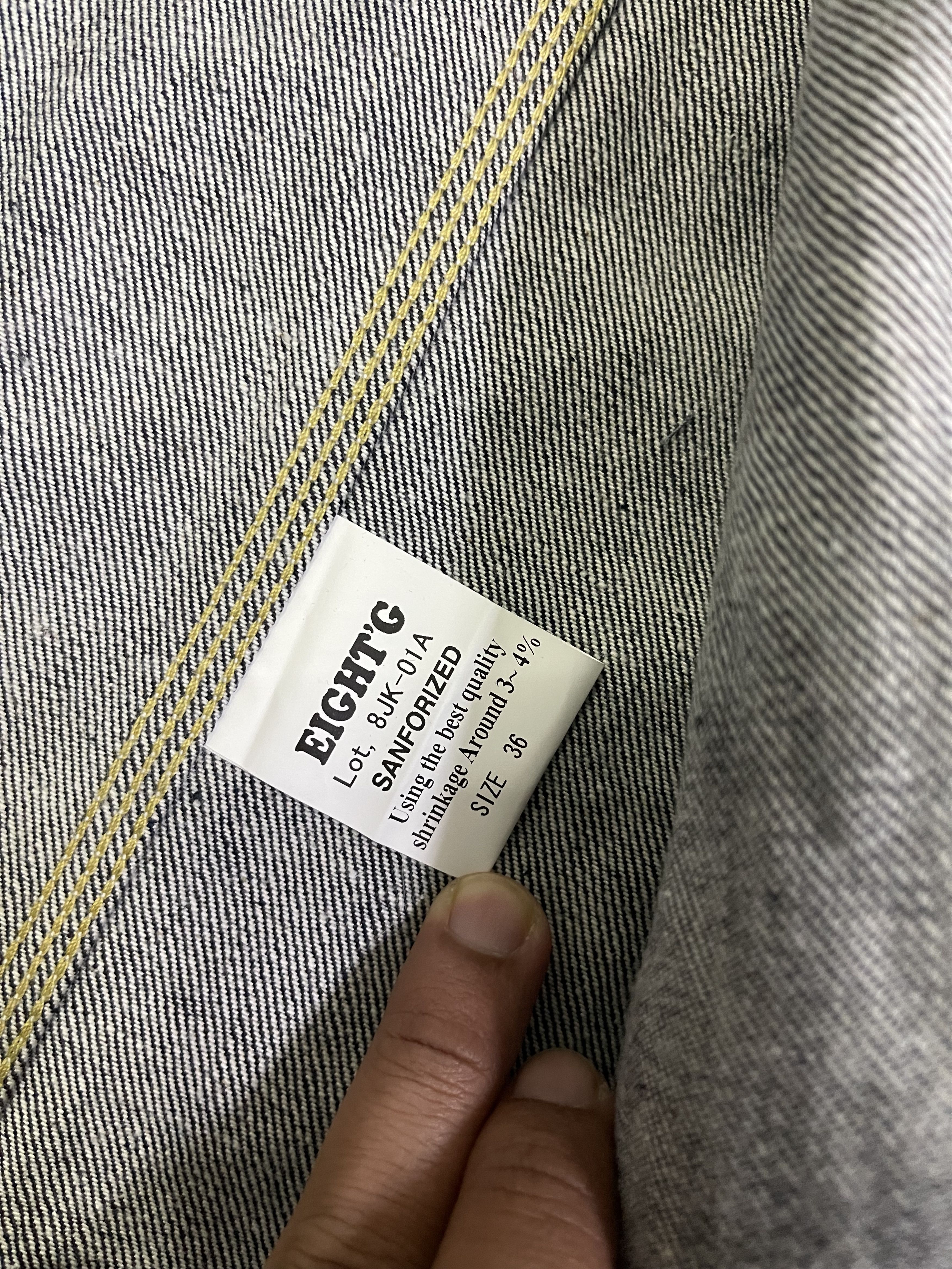 EIGHT-G Eight G Denim Jacket Almost Like New Sanforized Size US S / EU 44-46 / 1 - 12 Thumbnail