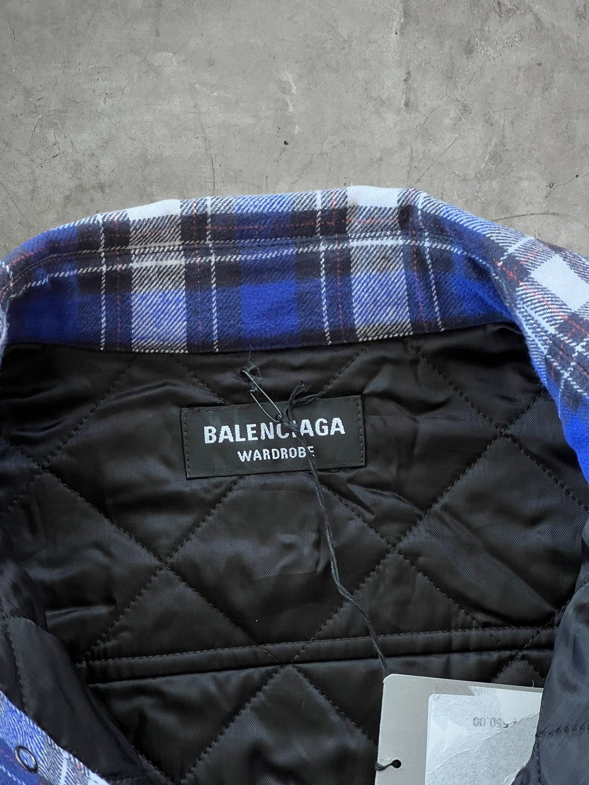 Balenciaga Balenciaga Quilt Lined Flannel Size US XL / EU 56 / 4 - 6 Thumbnail