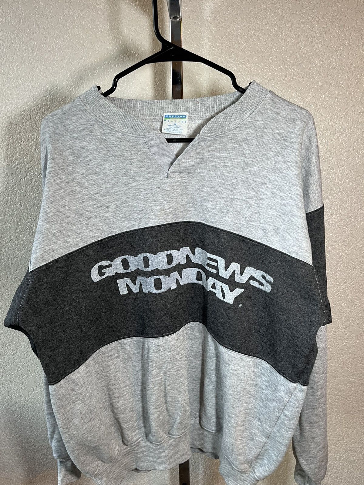 Designer × Vintage Goodnews Monday on a vintage sweater Size US M / EU 48-50 / 2 - 1 Thumbnail