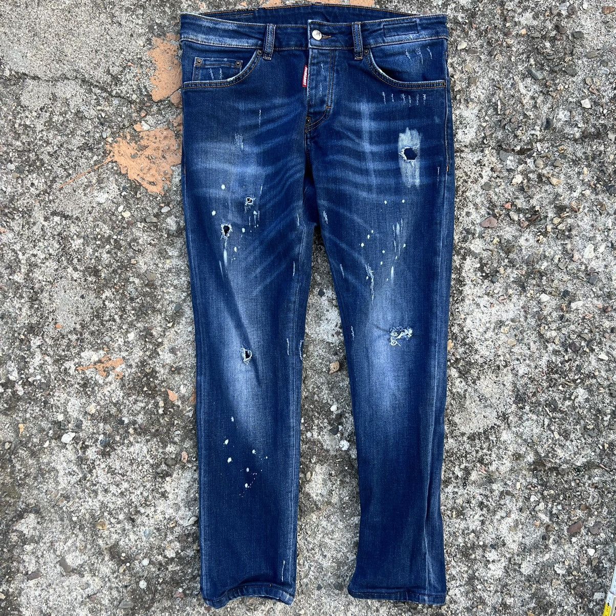 Dsquared2 × Japanese Brand Y2k DSQUARED crazy jeans japan denim pants D2 usa American Size US 32 / EU 48 - 1 Thumbnail
