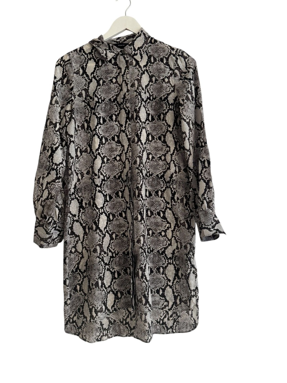 Club Monaco Club Monaco silk snake print mini dress Size S / US 4 / IT 40 - 3 Thumbnail