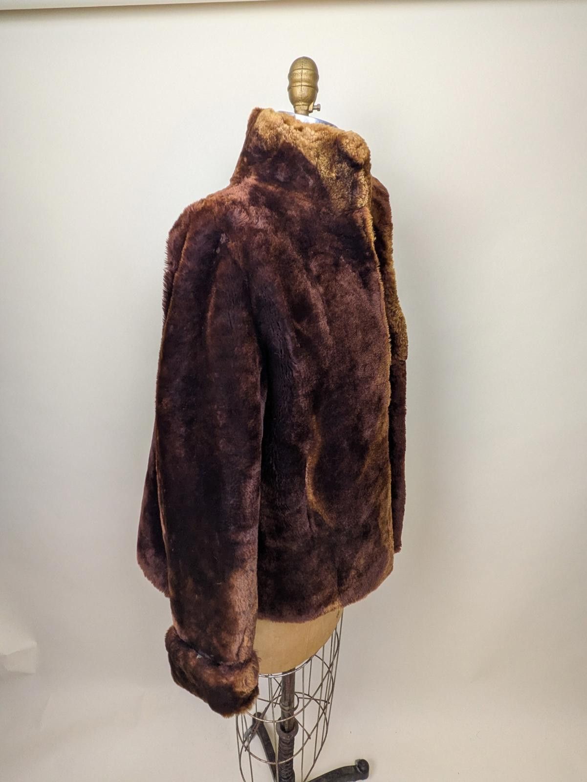 Other 1960's mouton lambs fur jacket Size M / US 6-8 / IT 42-44 - 4 Thumbnail