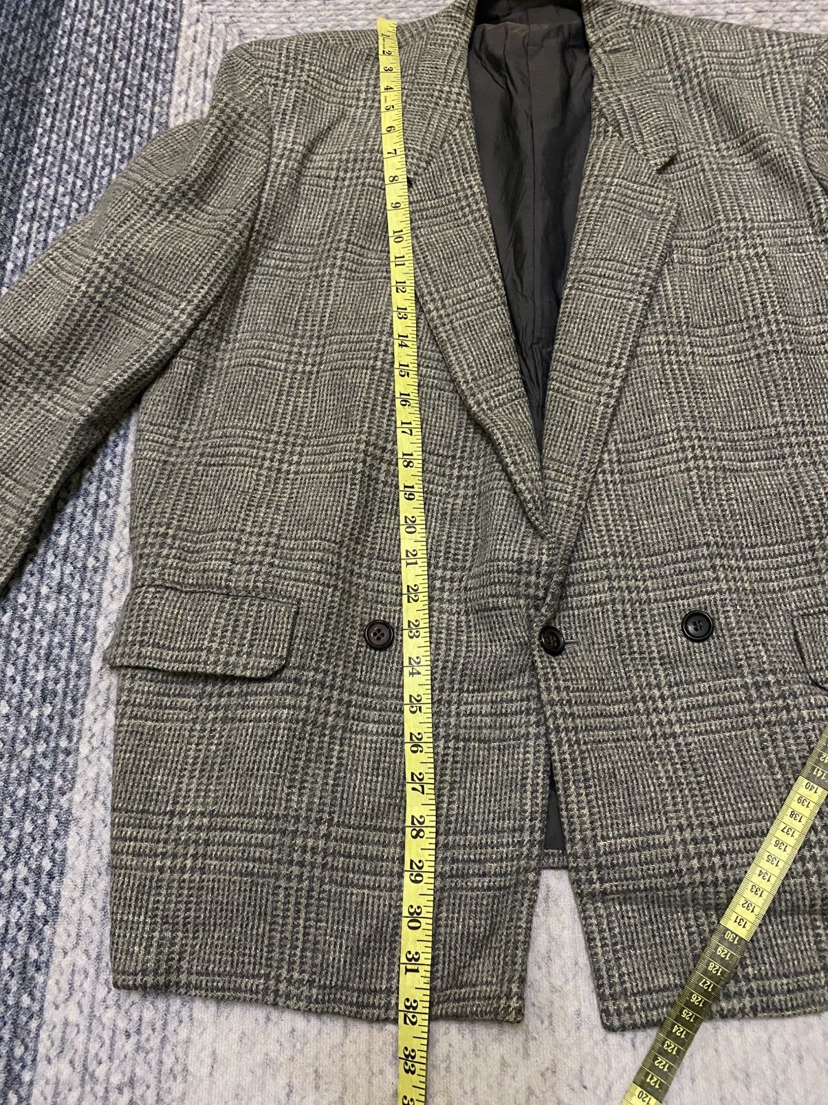 Comme des Garcons Homme LATE 80s, AD 1989 CDG HOMME TWEED TWILL BLAZER Size US M / EU 48-50 / 2 - 12 Thumbnail
