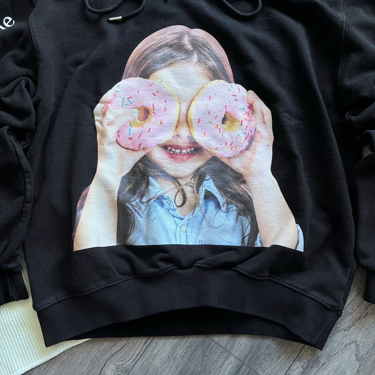 Other ADLV acmé de la vie Donut Girl Print Black Hoodie Size US L / EU 52-54 / 3 - 2 Thumbnail