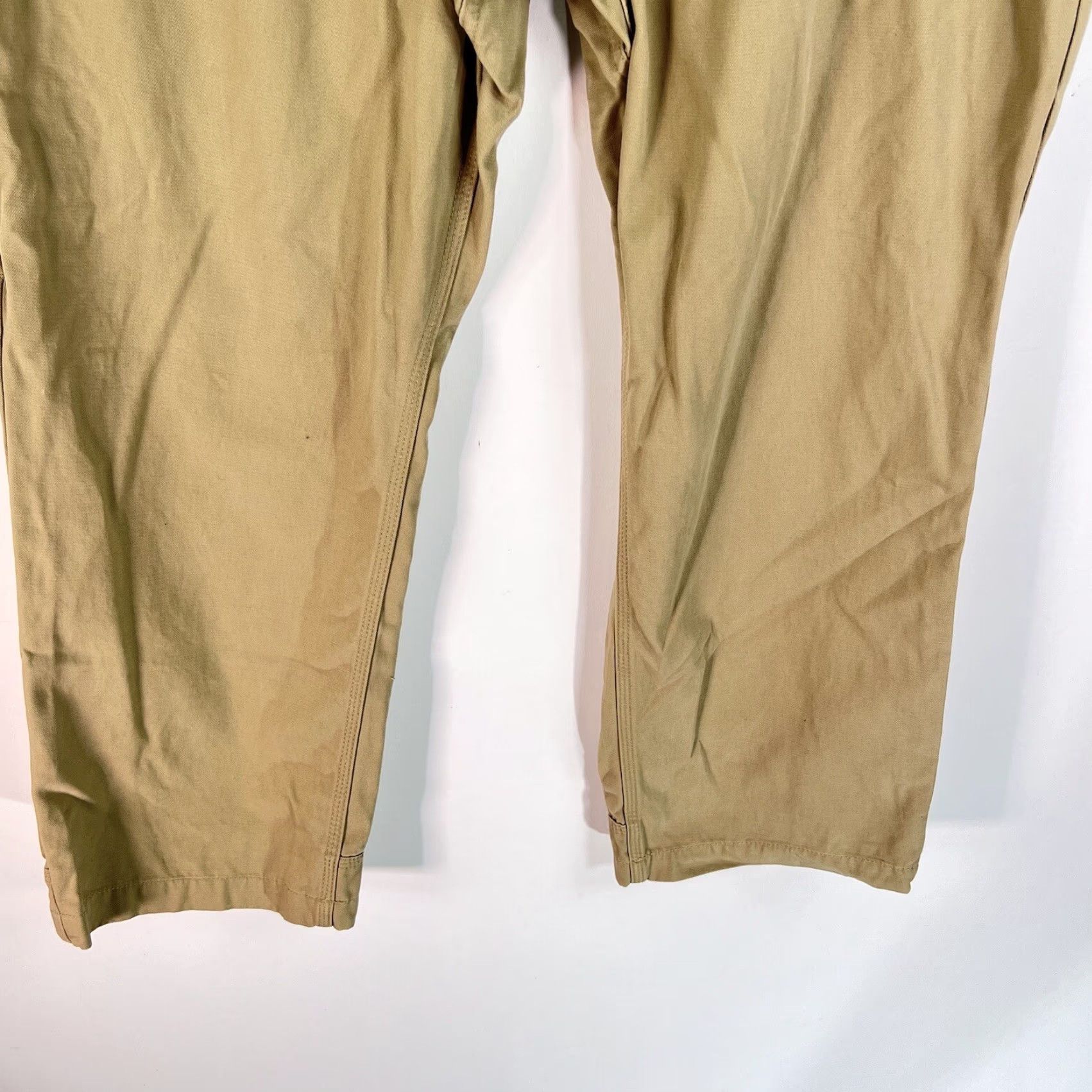 Duluth Trading Company DULUTH TRADING CO Flex Ballroom Pants Mens 36 Brown Cotton 36x34 Size US 36 / EU 52 - 3 Thumbnail