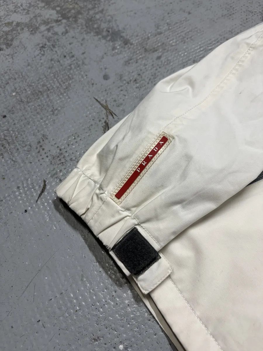Prada AW2006 Prada Cream Beige White Utility Fur Hooded Jacket Size US L / EU 52-54 / 3 - 14 Thumbnail