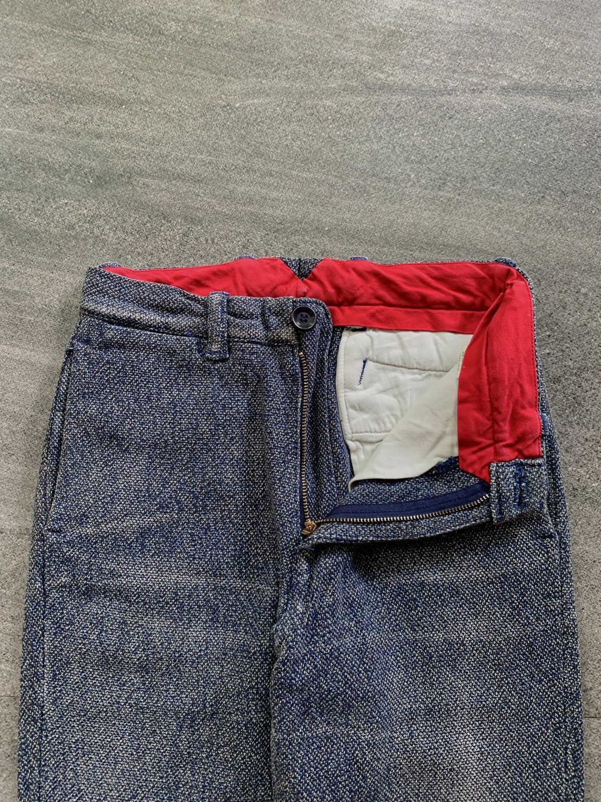 Kapital Tweed Textured Flared Pants Size US 27 - 4 Thumbnail