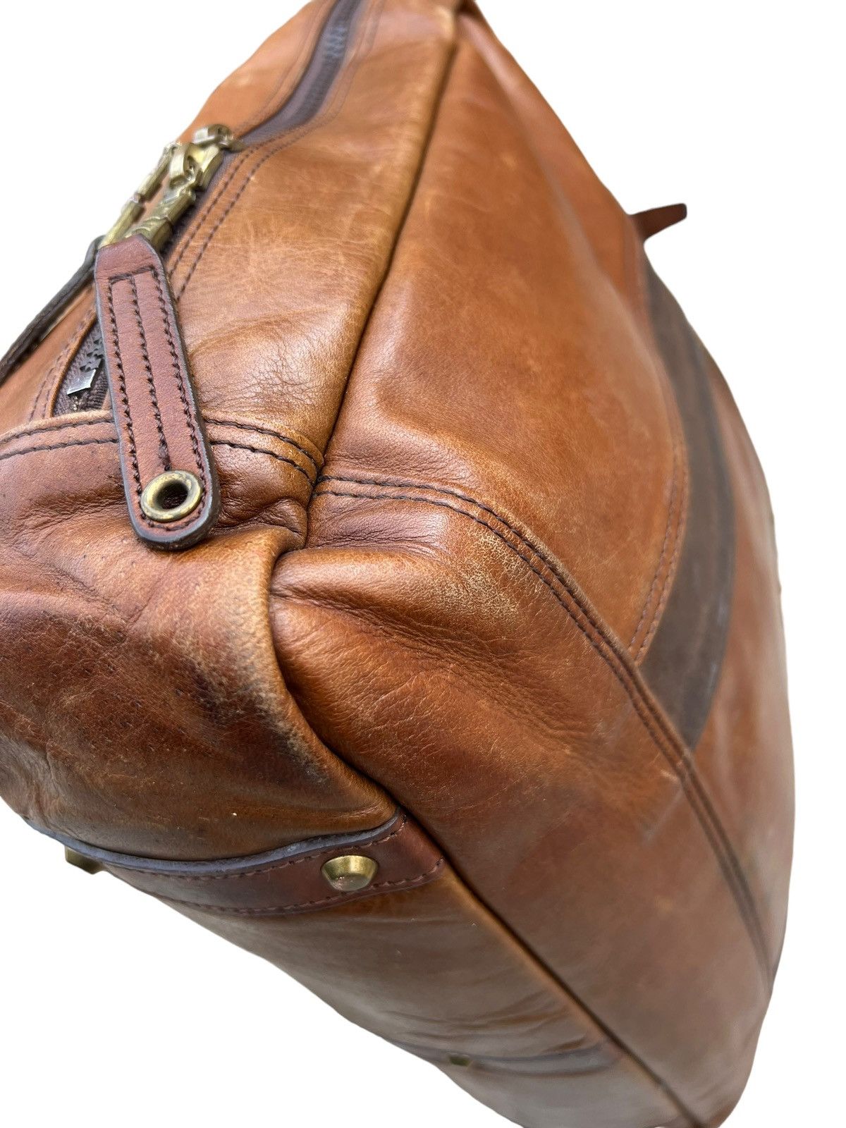 Leather × MasterPiece Masterpiece Japan Patina Leather 2 Way Bag Size ONE SIZE - 14 Thumbnail