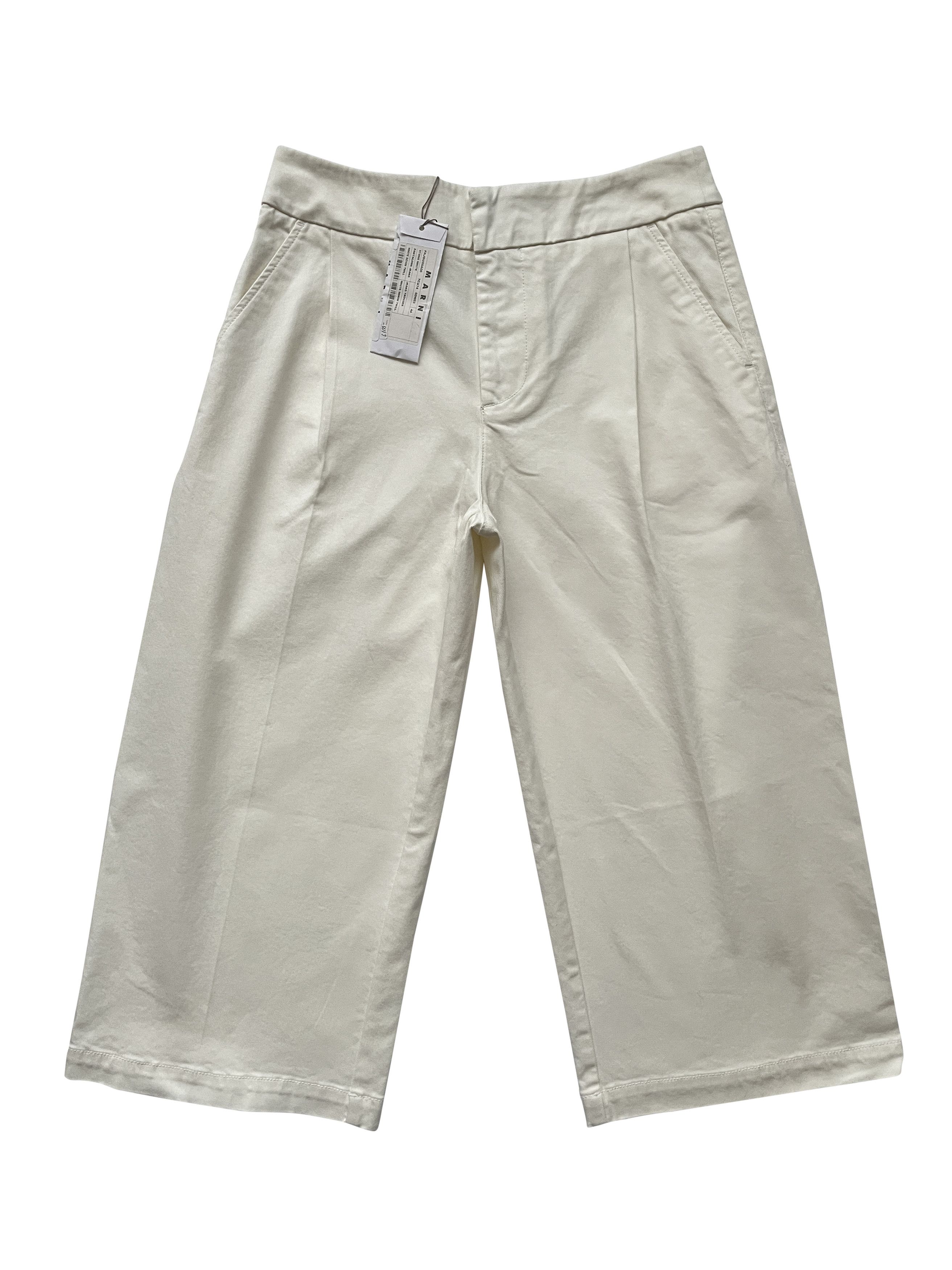 Marni ⚡️QUICK SALE⚡️Marni Stone White Wide Leg Pants Trousers Size 32" / US 10 / IT 46 - 1 Thumbnail