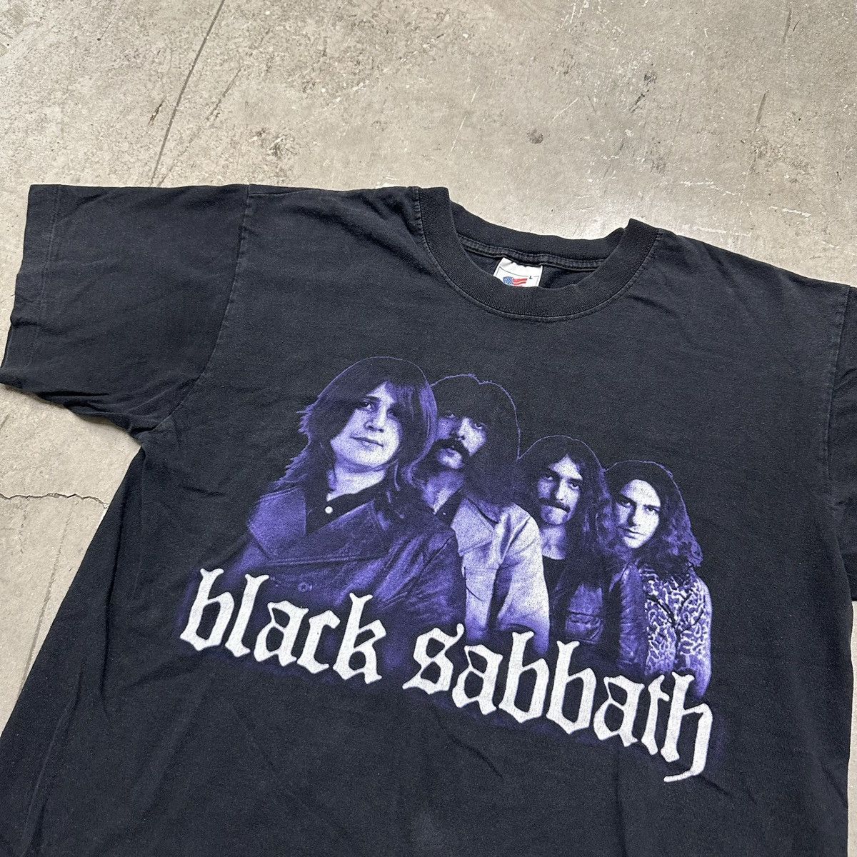 Japanese Brand × Vintage Vintage 90s Grunge Emo Rock ‘97 Black Sabbath Rock Tour Tee Size US L / EU 52-54 / 3 - 2 Thumbnail