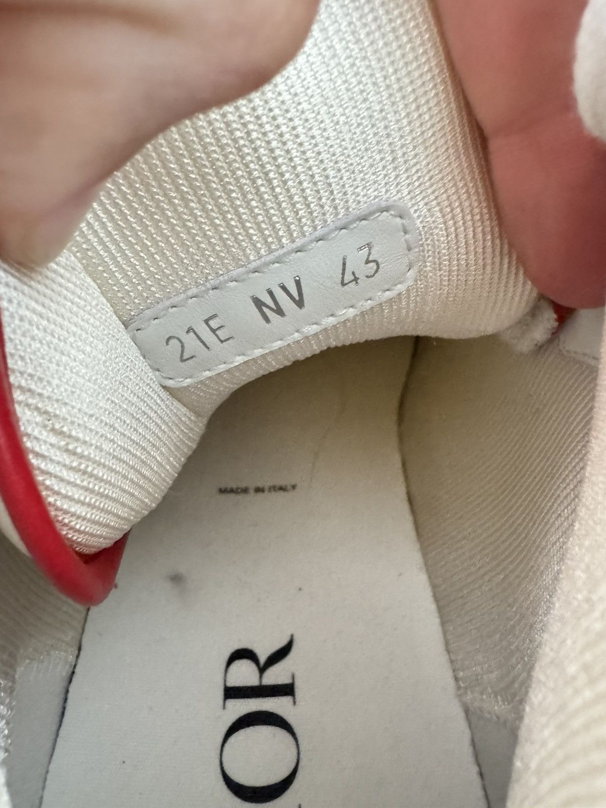 Dior Dior B27 High Sneakers Grey/White Size 43 Worn 1x No Box Size US 10 / EU 43 - 6 Thumbnail
