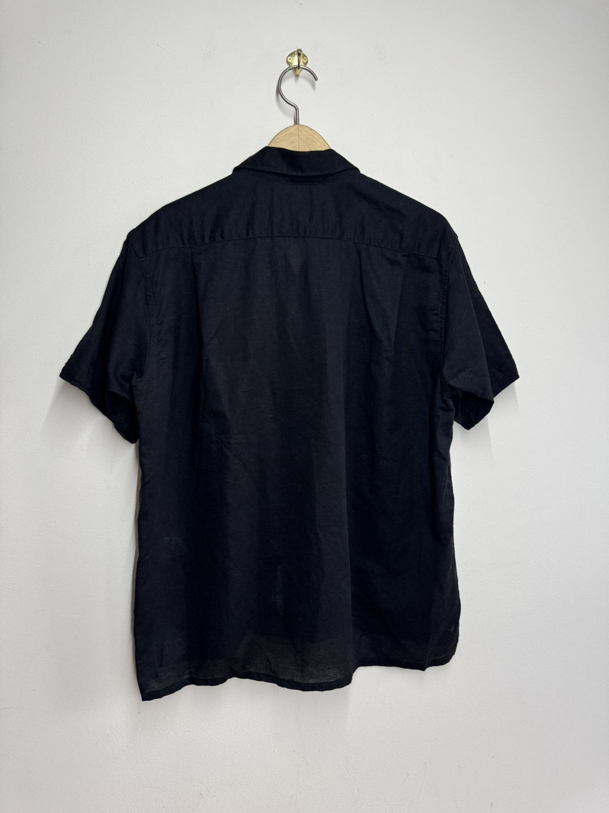 Engineered Garments Engineered Garments S/S Camp Shirt Black Linen Cotton Size S Size US S / EU 44-46 / 1 - 5 Thumbnail