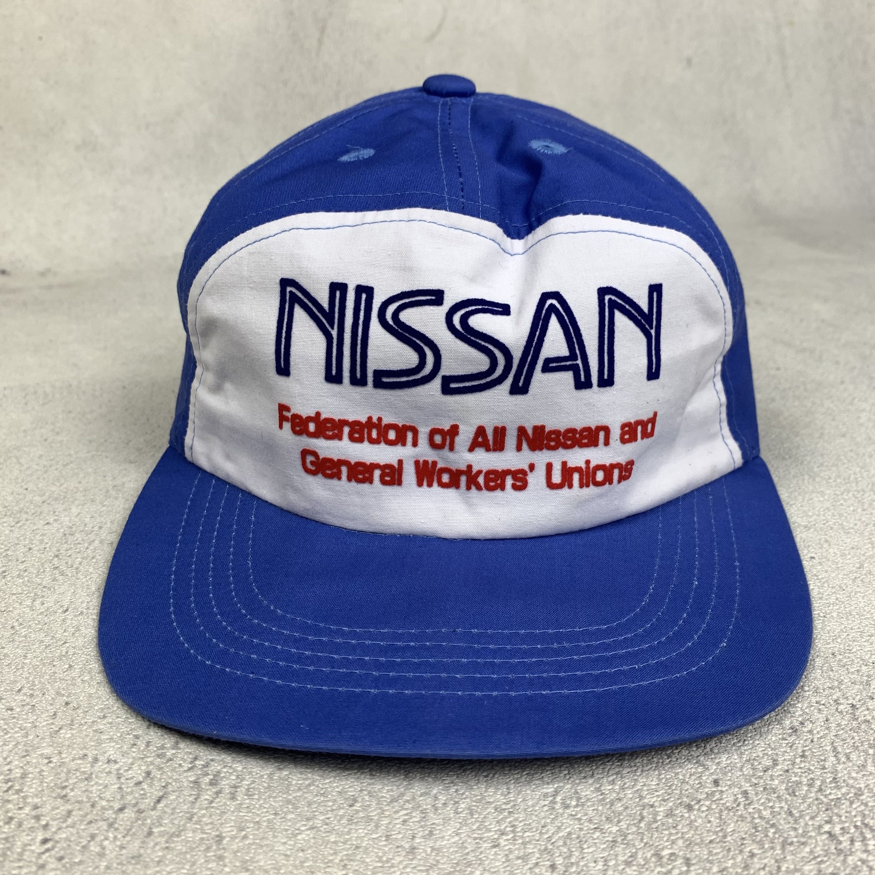 Vintage Vintage Nissan Mechanic Workers Hats Cap Size ONE SIZE - 1 Thumbnail