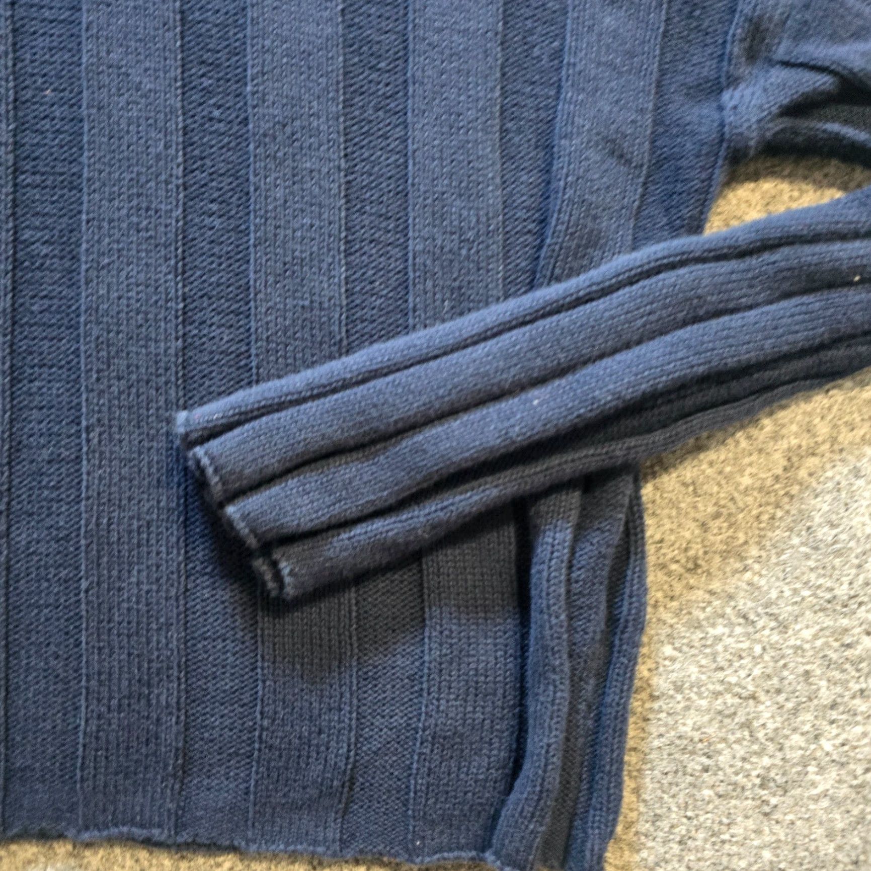 J.Crew J.CREW Sweater Womens Size Small Blue Ribbed Turtleneck Preppy Capsule Casual Shirt Size S / US 4 / IT 40 - 3 Thumbnail