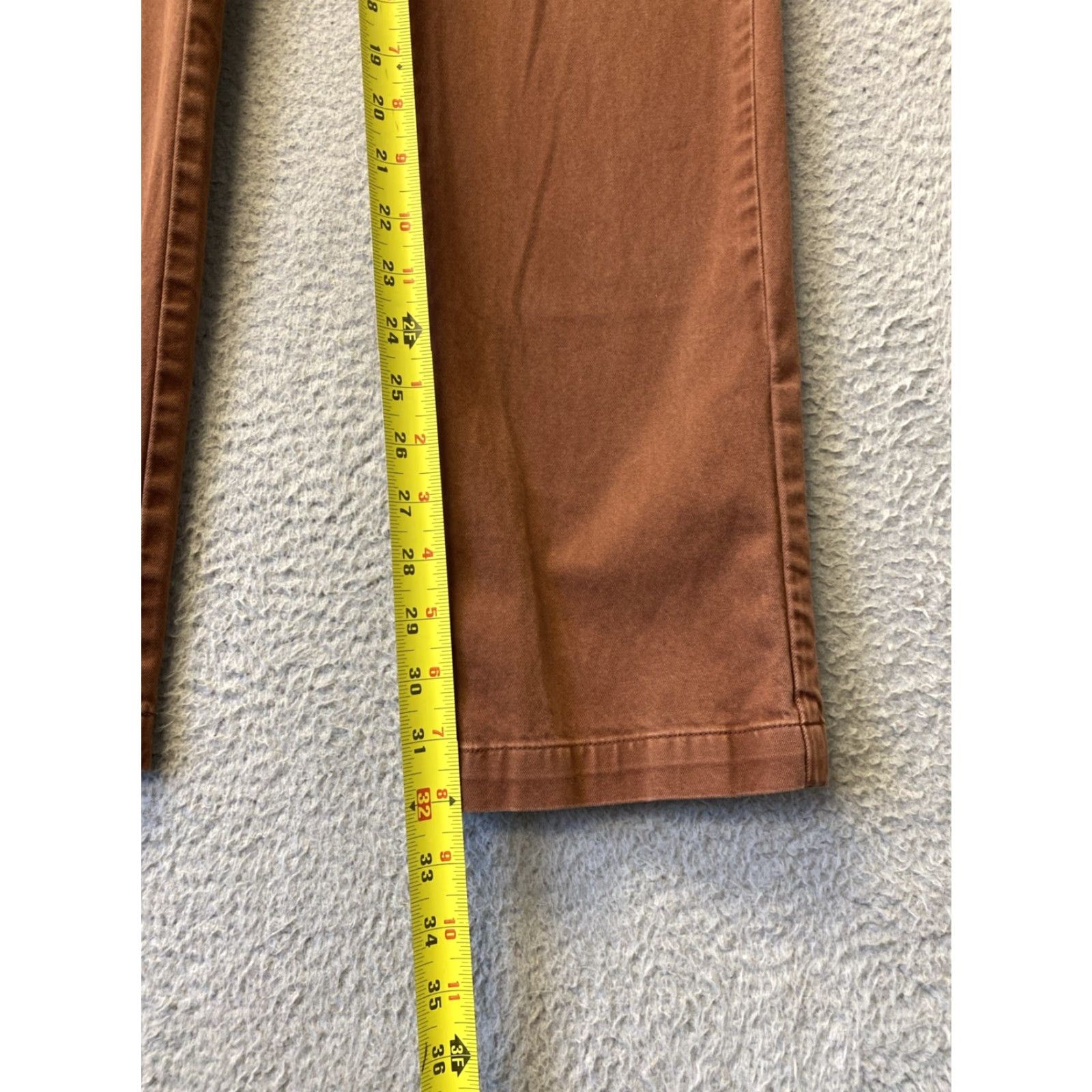 Vintage Johnson And Murphy Chino Pants Men 32x32 Brown Regular Fit Pants Size US 32 / EU 48 - 4 Thumbnail