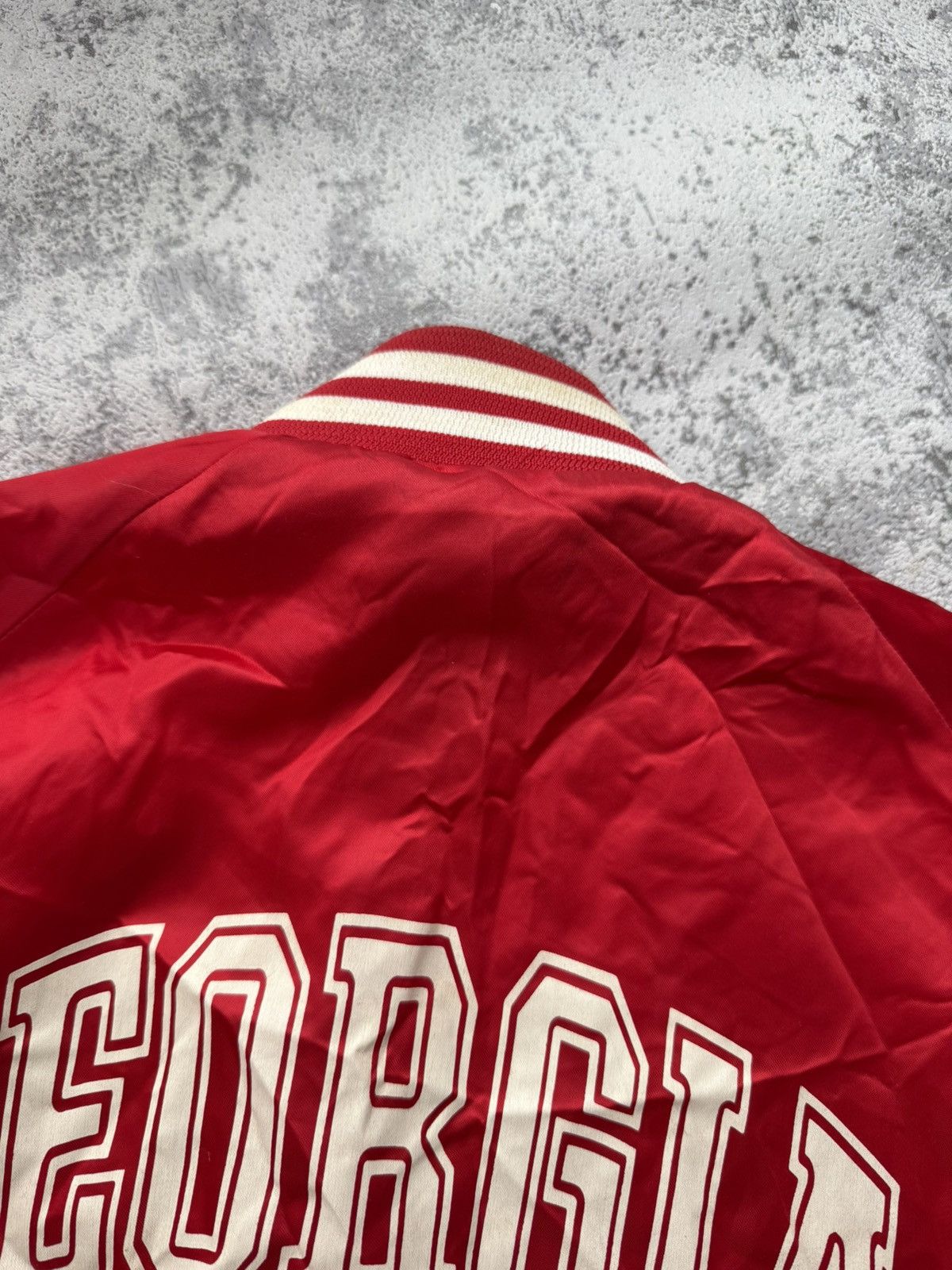 Vintage Vintage 80s Georgia Bulldog Bomber Jacket Size US L / EU 52-54 / 3 - 17 Thumbnail