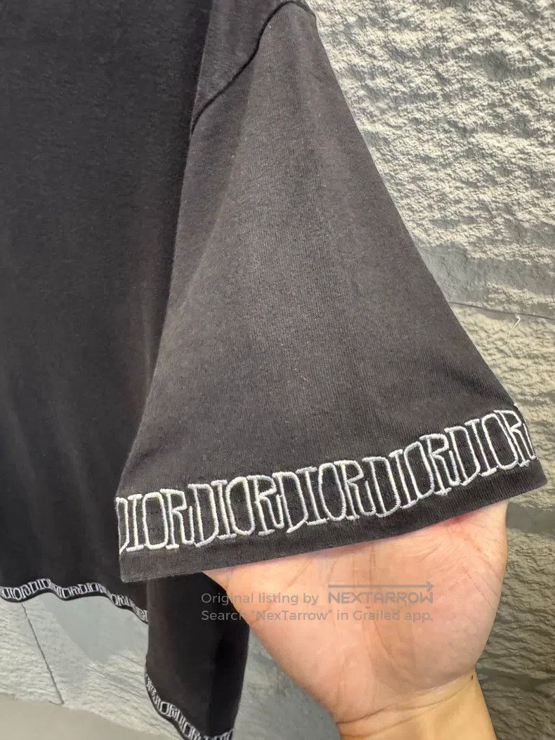 Dior Dior Black logo letter embroidery short-sleeved T-shirt Size US S / EU 44-46 / 1 - 3 Thumbnail