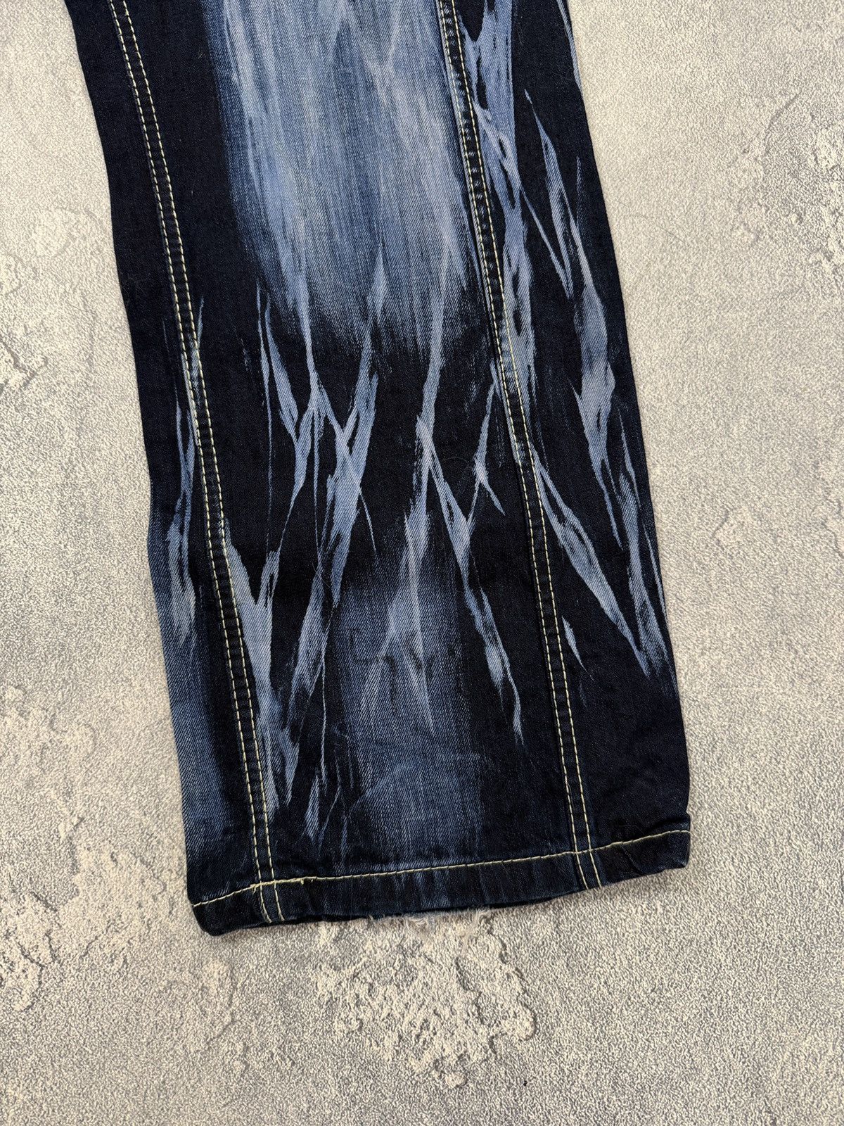 Other Y2K Archive Distressed Jeans Denim Heavy Stitch LGB Style Size US 42 / EU 58 - 8 Thumbnail