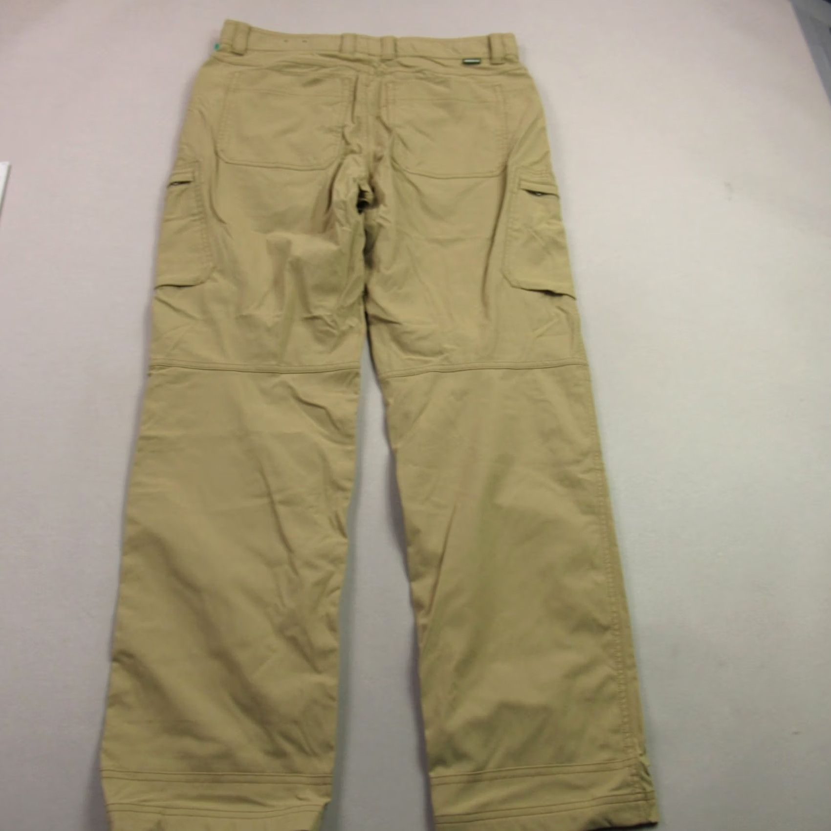Vintage REI Pants Mens 34X32 Cargo Pockets Straight Leg Lightweight Beige Regular Fit Pants Size US 34 / EU 50 - 6 Thumbnail