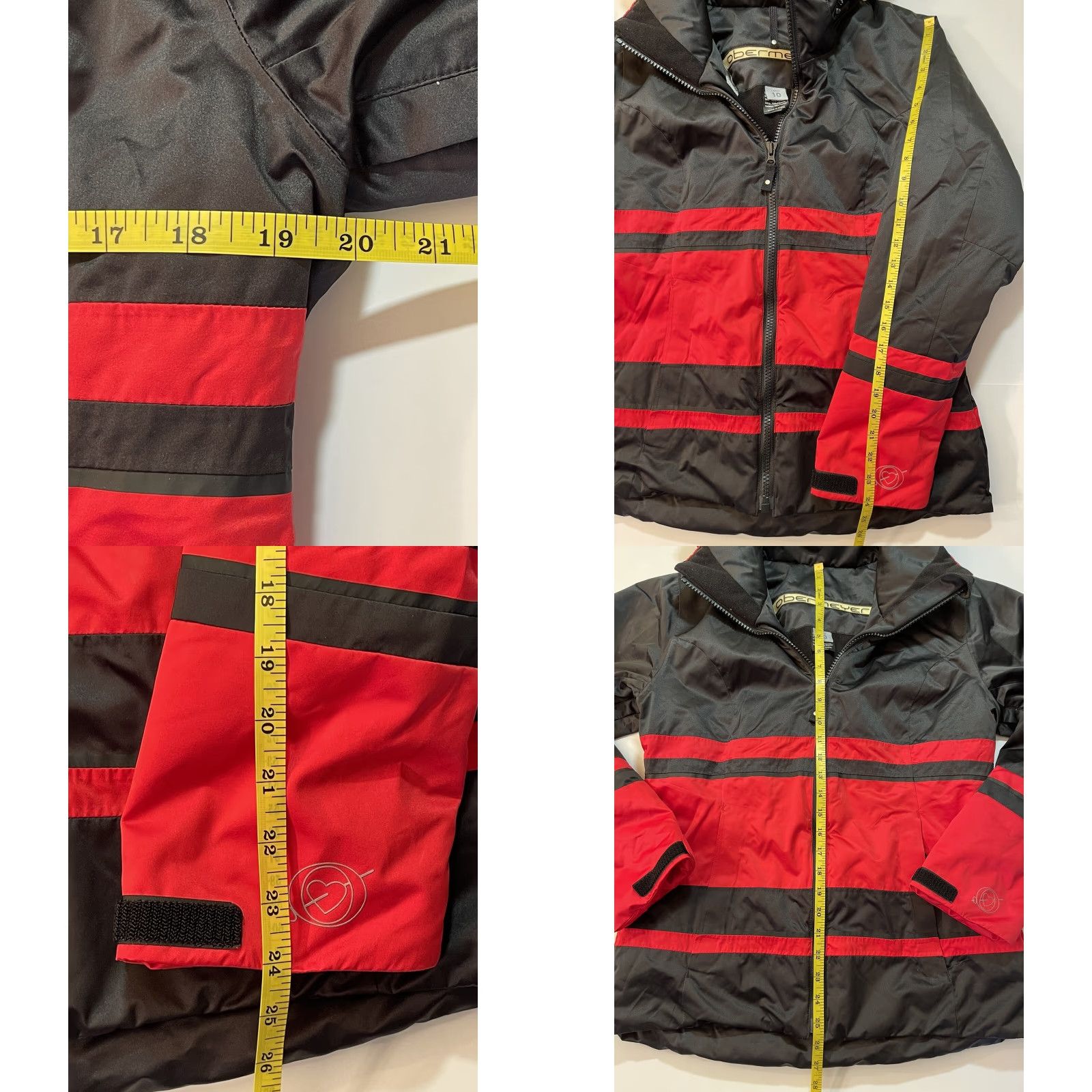 Obermeyer Obermeyer Womens Ski Jacket Hooded Coat Winter Insulated Zip Outdoor Sz L 10 Satin Multicolor Blue Casual Sports Size L / US 10 / IT 46 - 8 Thumbnail