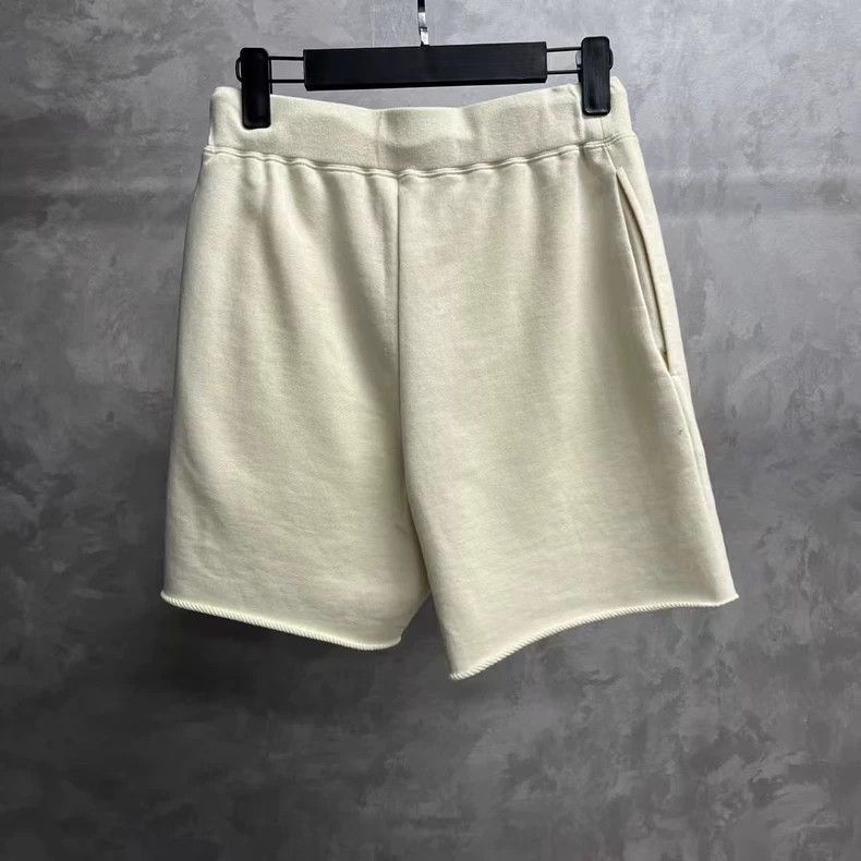 Celine Celine Ivory Logo Print Relaxed Shorts Size 41" - 2 Thumbnail