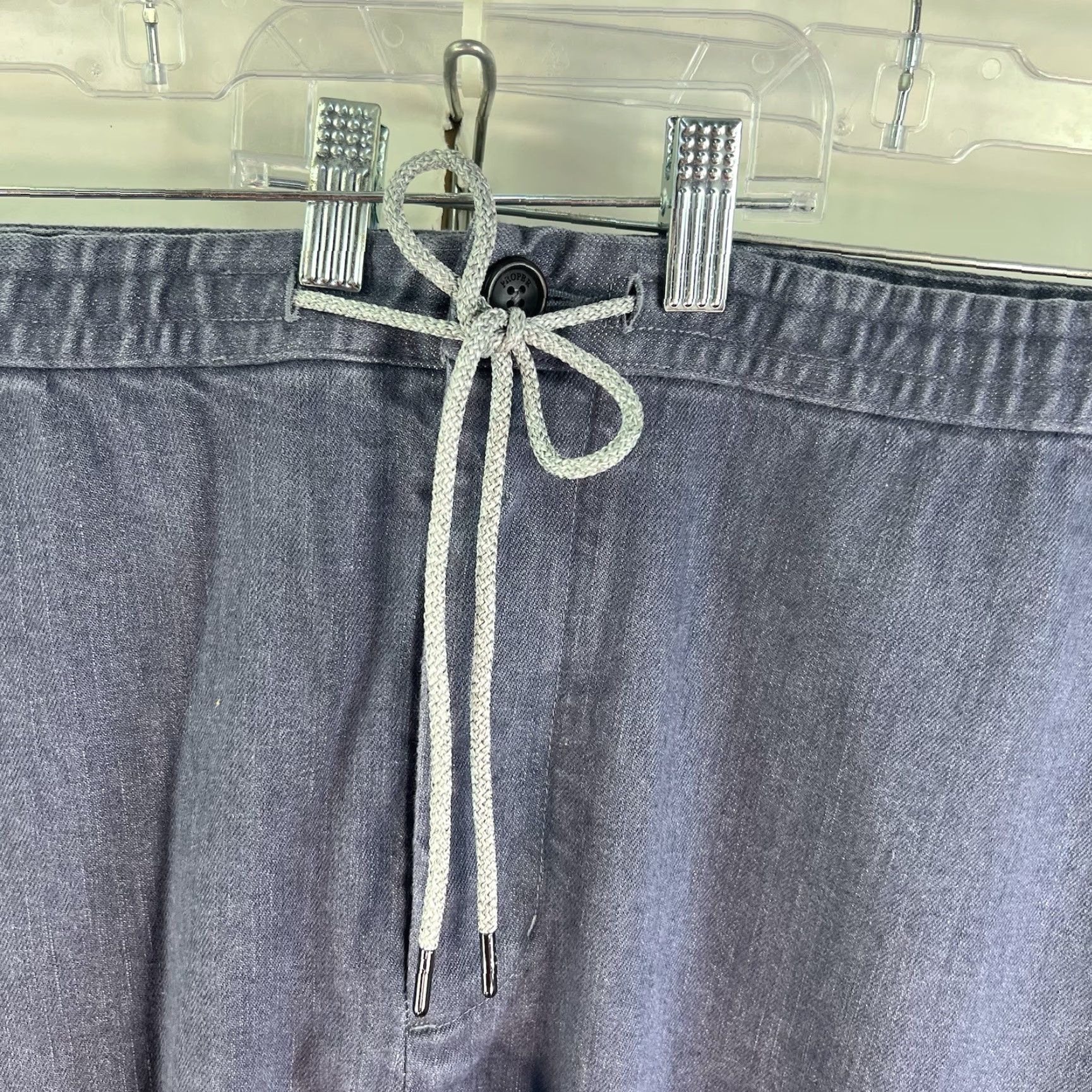 Proper Cloth Proper Cloth Jeans Men SZ 50 Denim Relaxed Stretch Elastic Waist Khakis 32 Inseam Gray Vintage No Size US 34 / EU 50 - 2 Thumbnail
