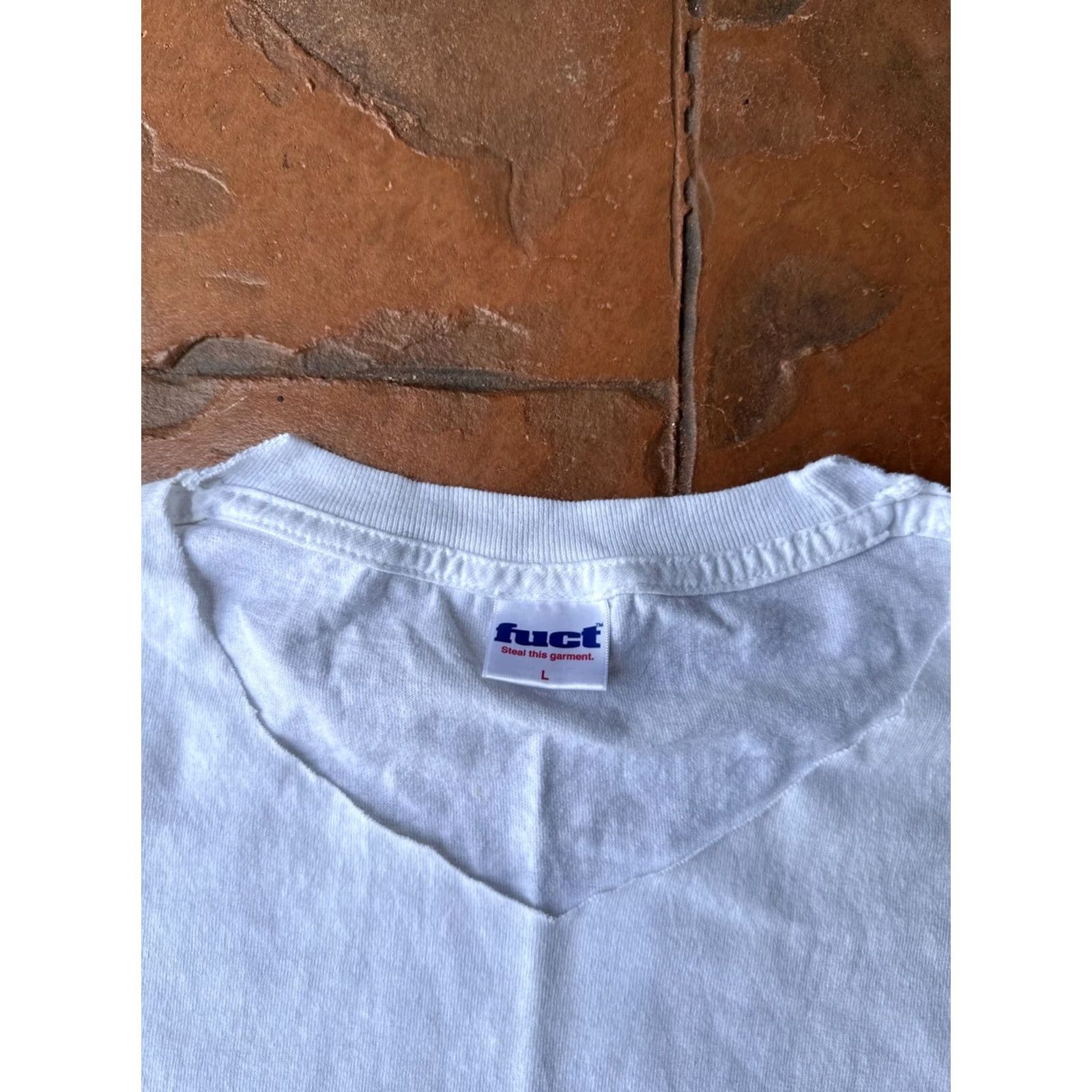 FUCT FUCT Mind Brain Distressed T-Shirt Size L / US 10 / IT 46 - 2 Thumbnail