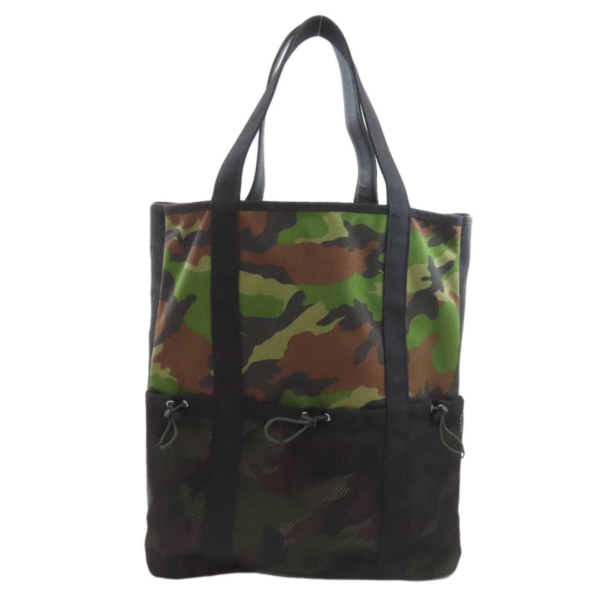 MCM MCM Camouflage Pattern Tote Bag, Canvas/Leather, Women's Size ONE SIZE - 1 Thumbnail