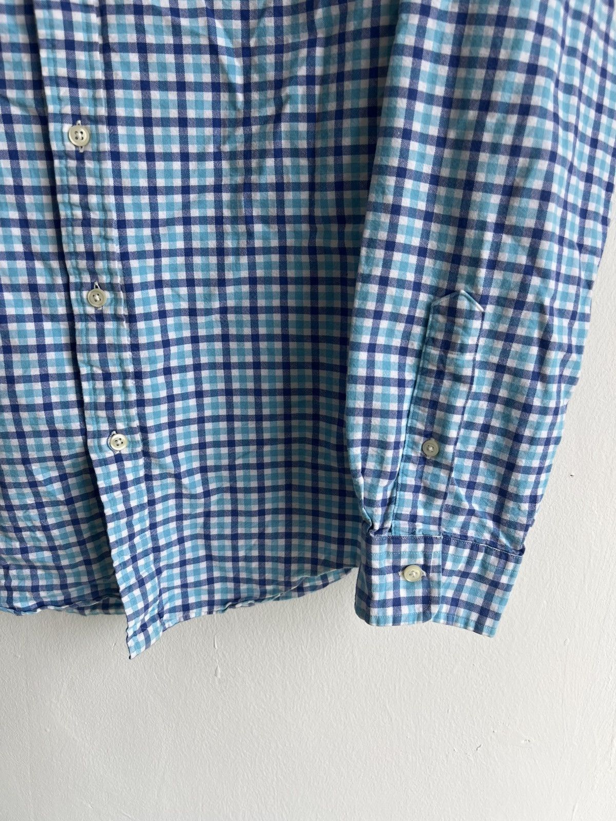 Polo Ralph Lauren Polo Ralph Lauren Color Pony Slim Fit Checked Oxford Shirt Size US L / EU 52-54 / 3 - 5 Thumbnail