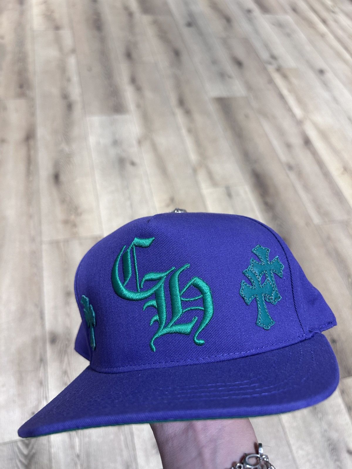 Chrome Hearts Chrome Hearts Cross Patch CH Hat Size ONE SIZE - 1 Thumbnail