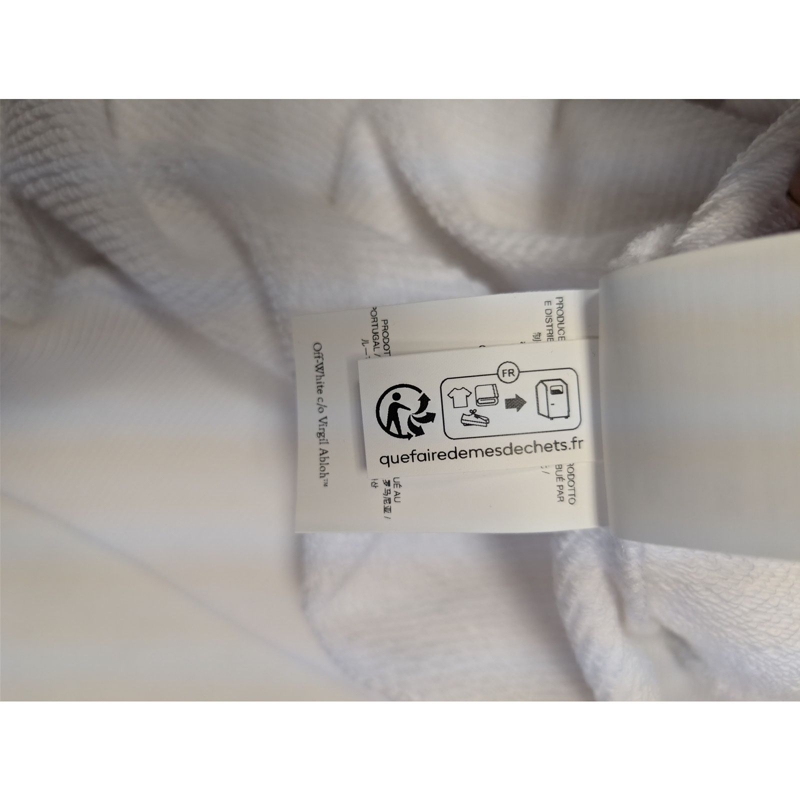 Off-White o1rshd1 Diag Skate Crewneck Sweatshirt in White / Black Size US L / EU 52-54 / 3 - 20 Thumbnail