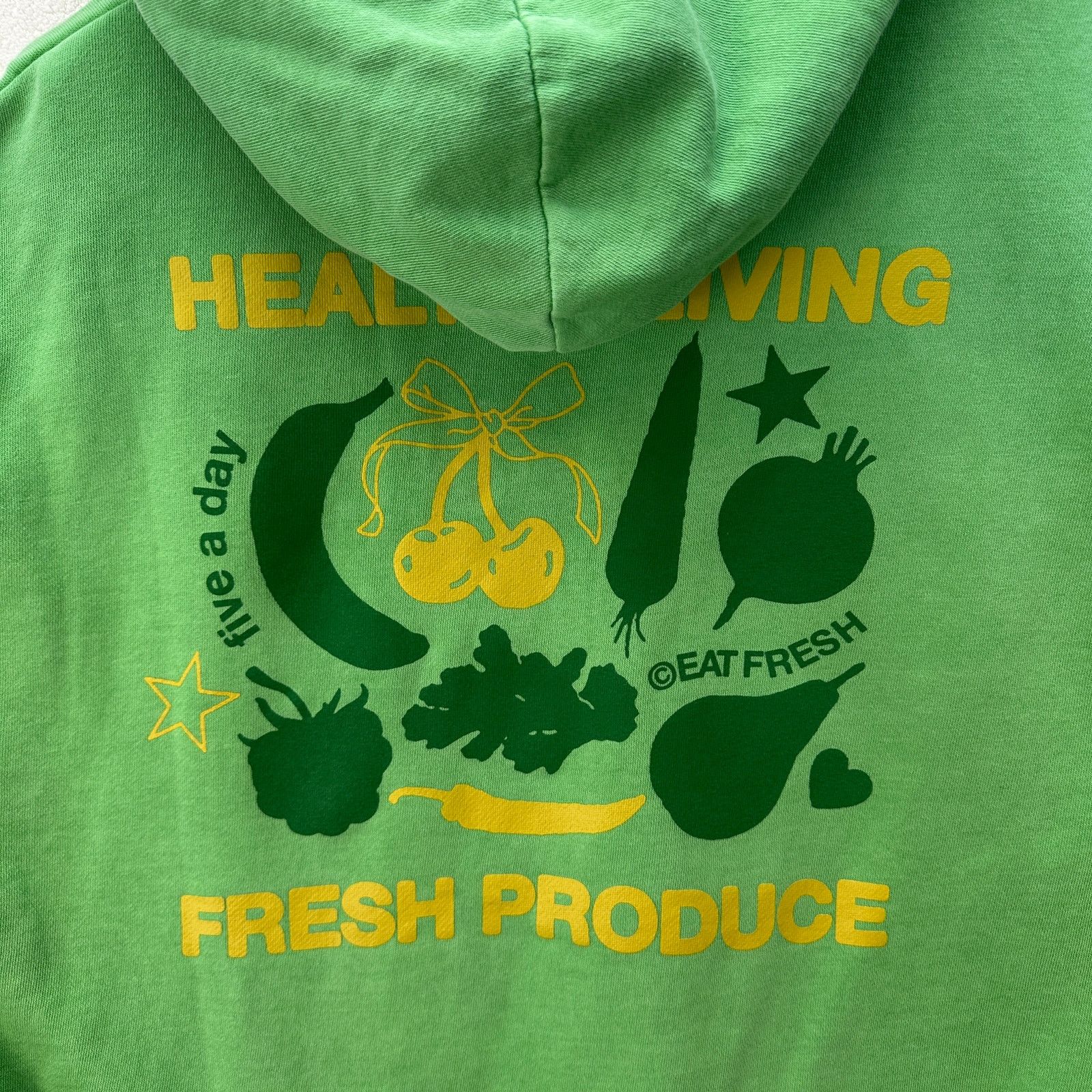 Urban Outfitters URBAN OUTFITTERS Women's XL Oversize Green Hoodie FRESH PROD Size XL / US 12-14 / IT 48-50 - 4 Thumbnail