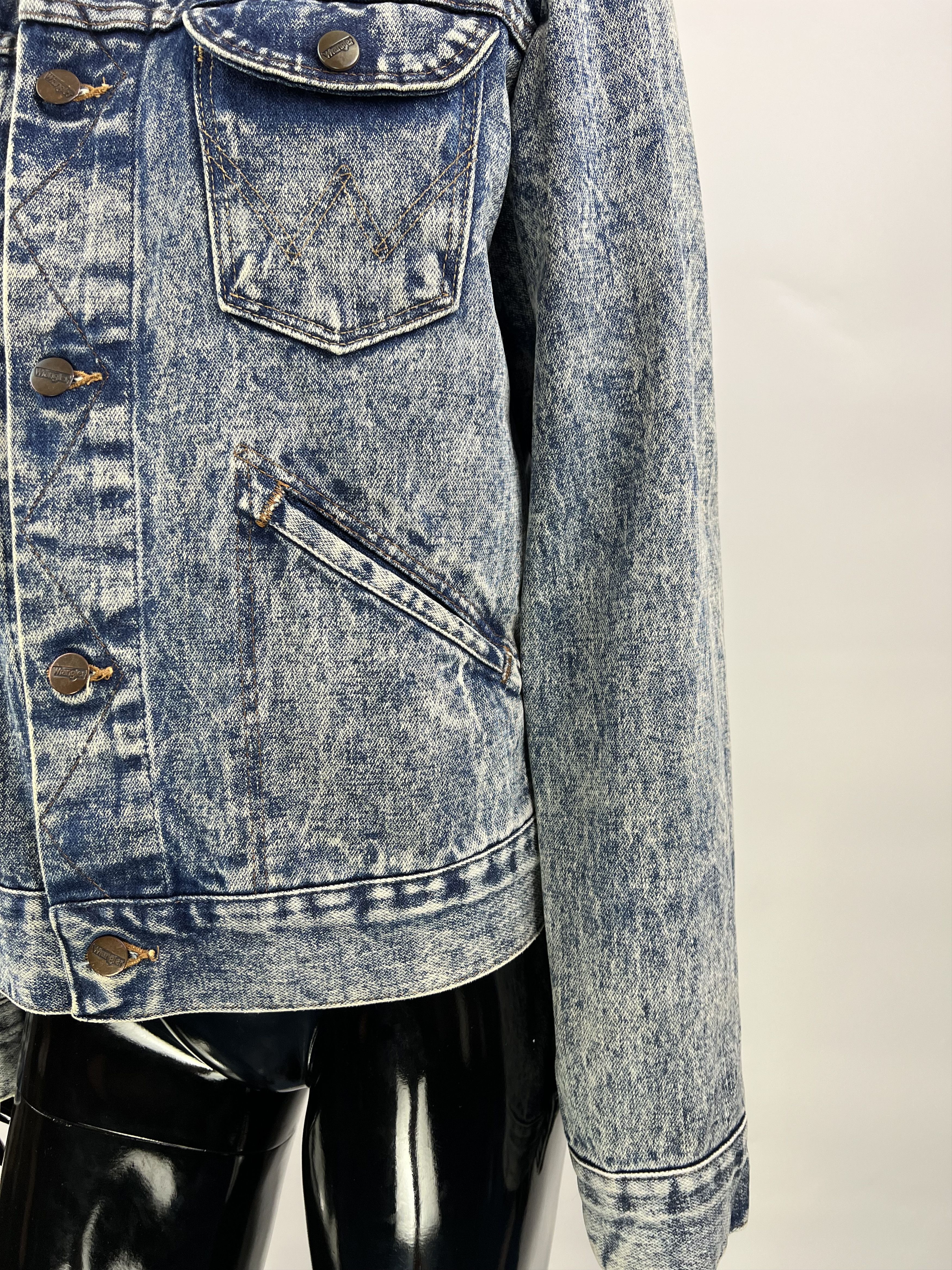 Vintage × Wrangler Wrangler Rare Vintage 70s Women's Blue Denim Jacket Size 38 Size M / US 6-8 / IT 42-44 - 7 Thumbnail