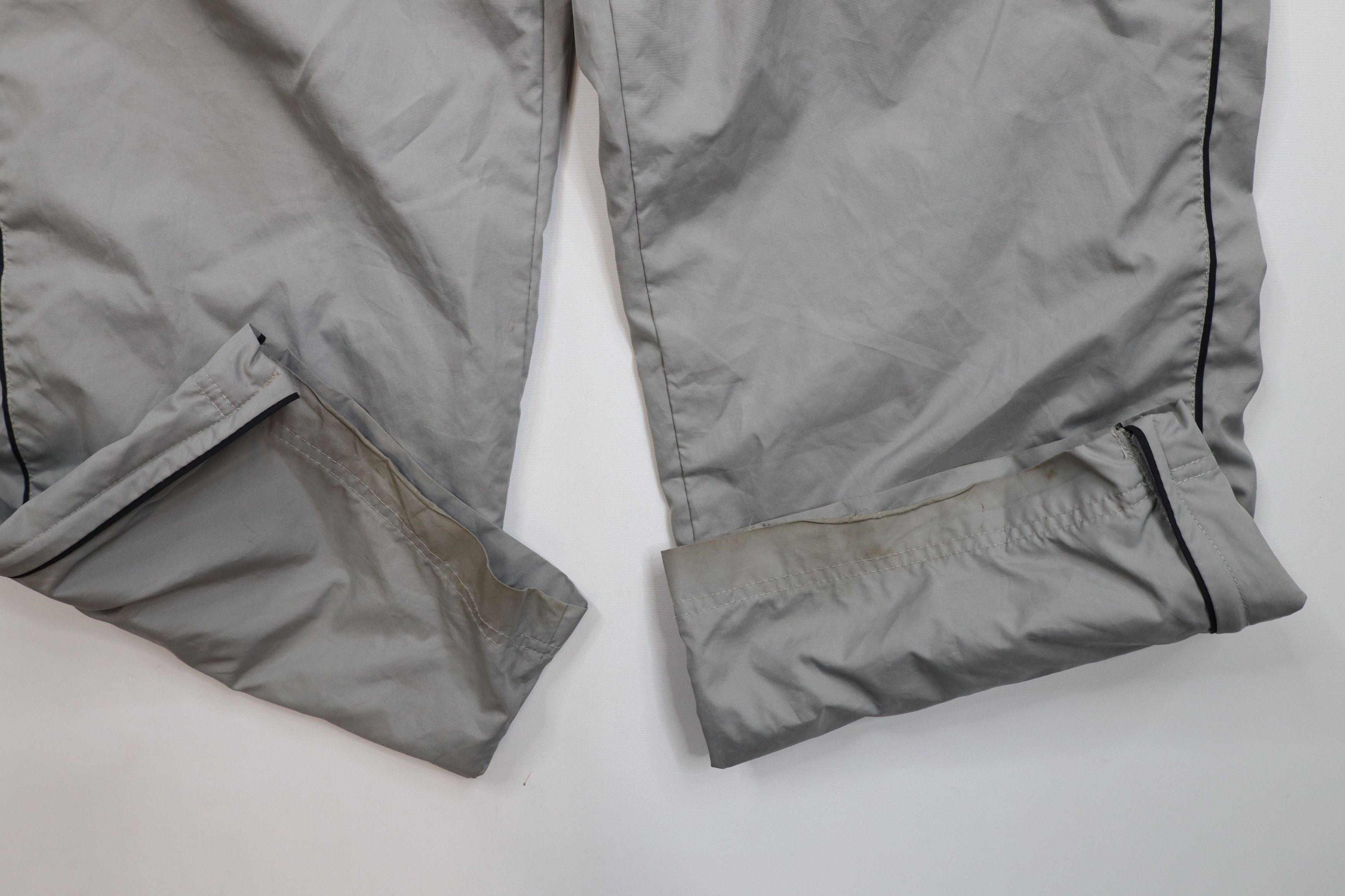 Nike × Vintage Vintage Nike Scott Mini Swoosh Lined Wide Leg Pants Gray Size US 40 / EU 56 - 5 Thumbnail
